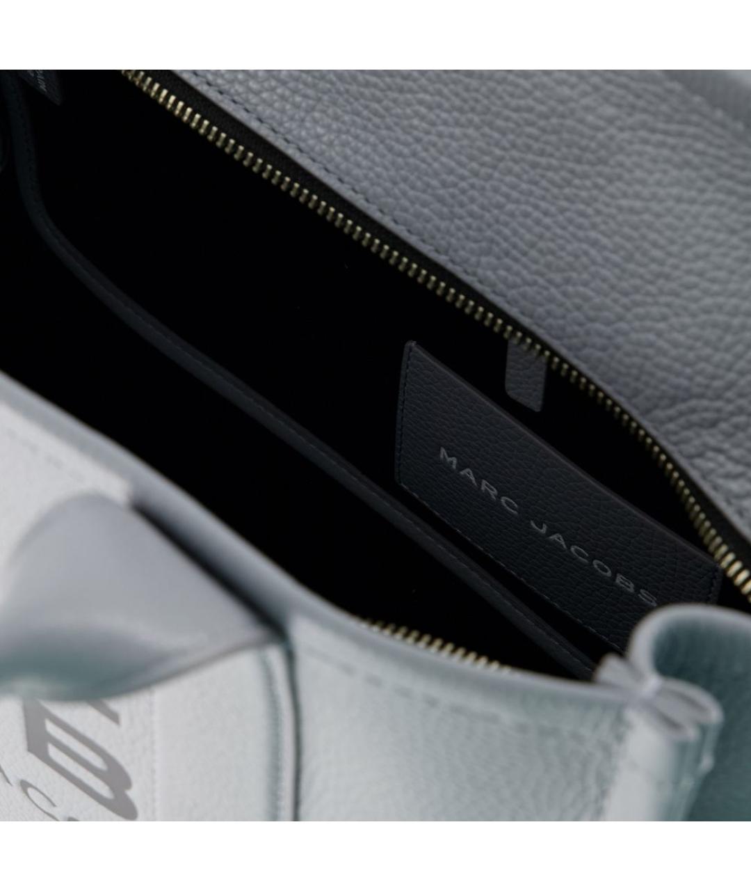 MARC JACOBS Серая кожаная сумка тоут, фото 4