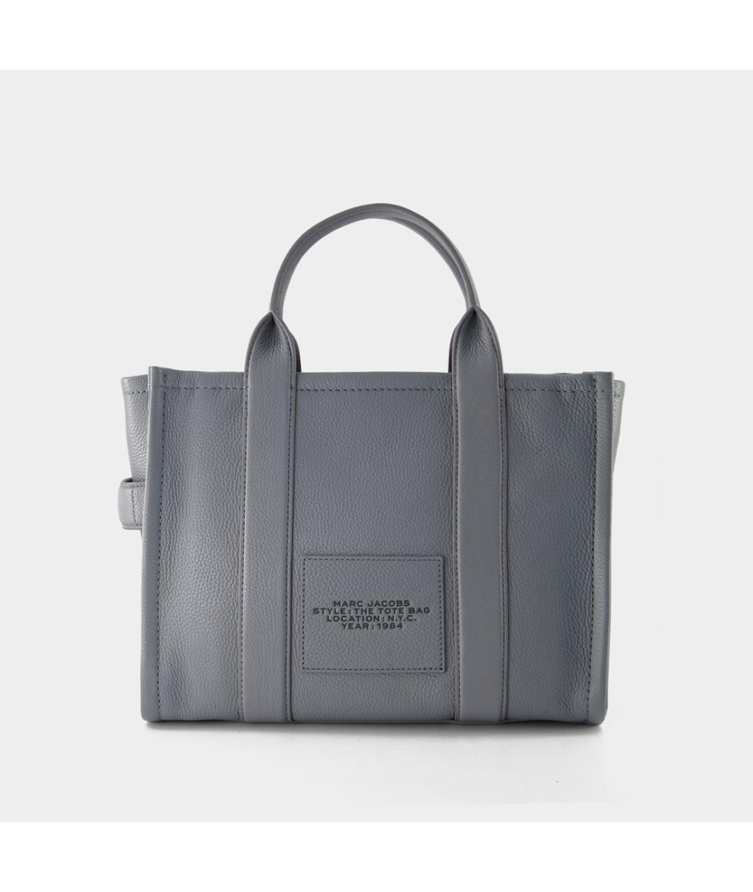 MARC JACOBS Серая кожаная сумка тоут, фото 3