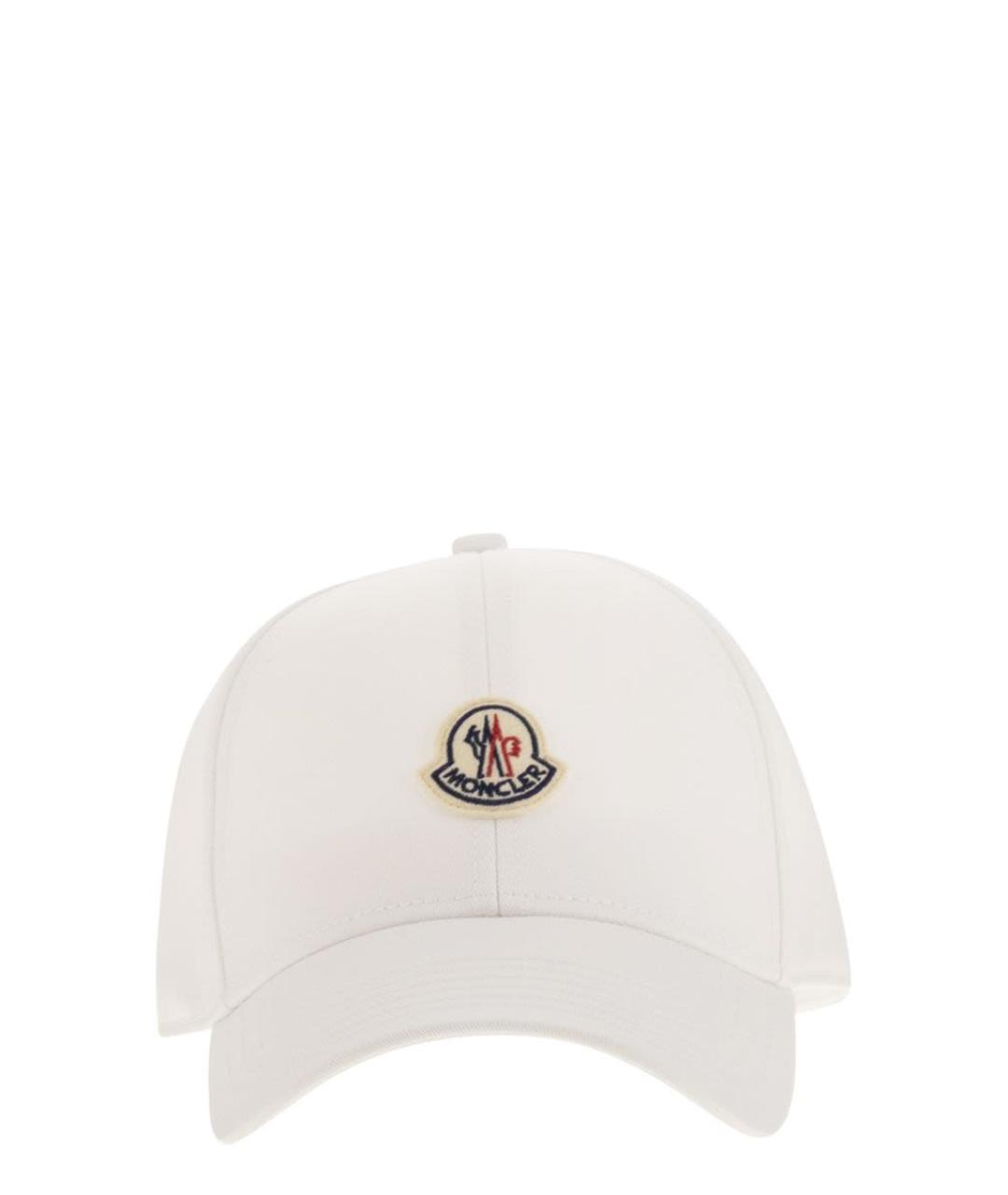 MONCLER Белая хлопковая кепка/бейсболка, фото 1