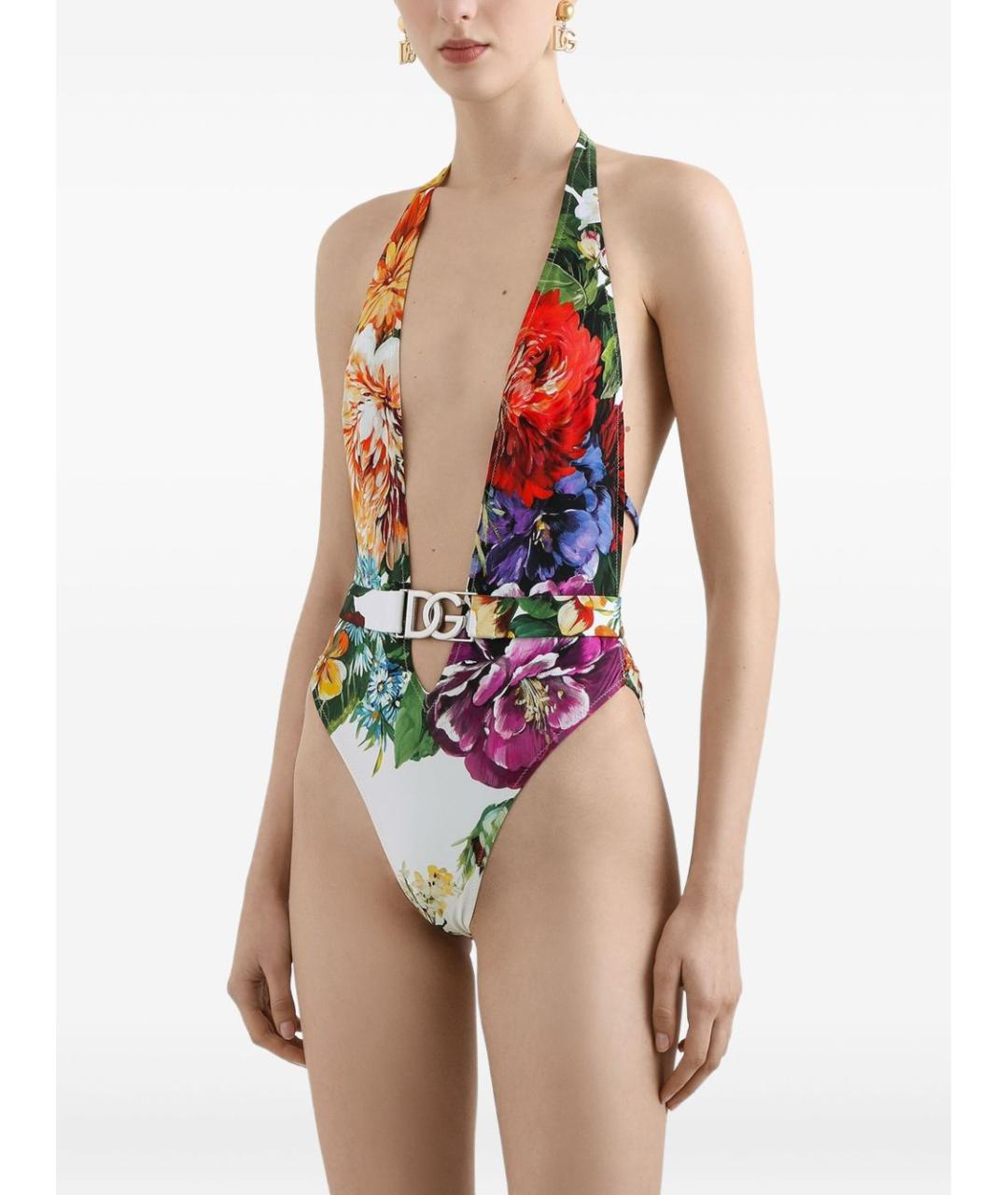 DOLCE&GABBANA Мульти полиамидовый купальник, фото 2