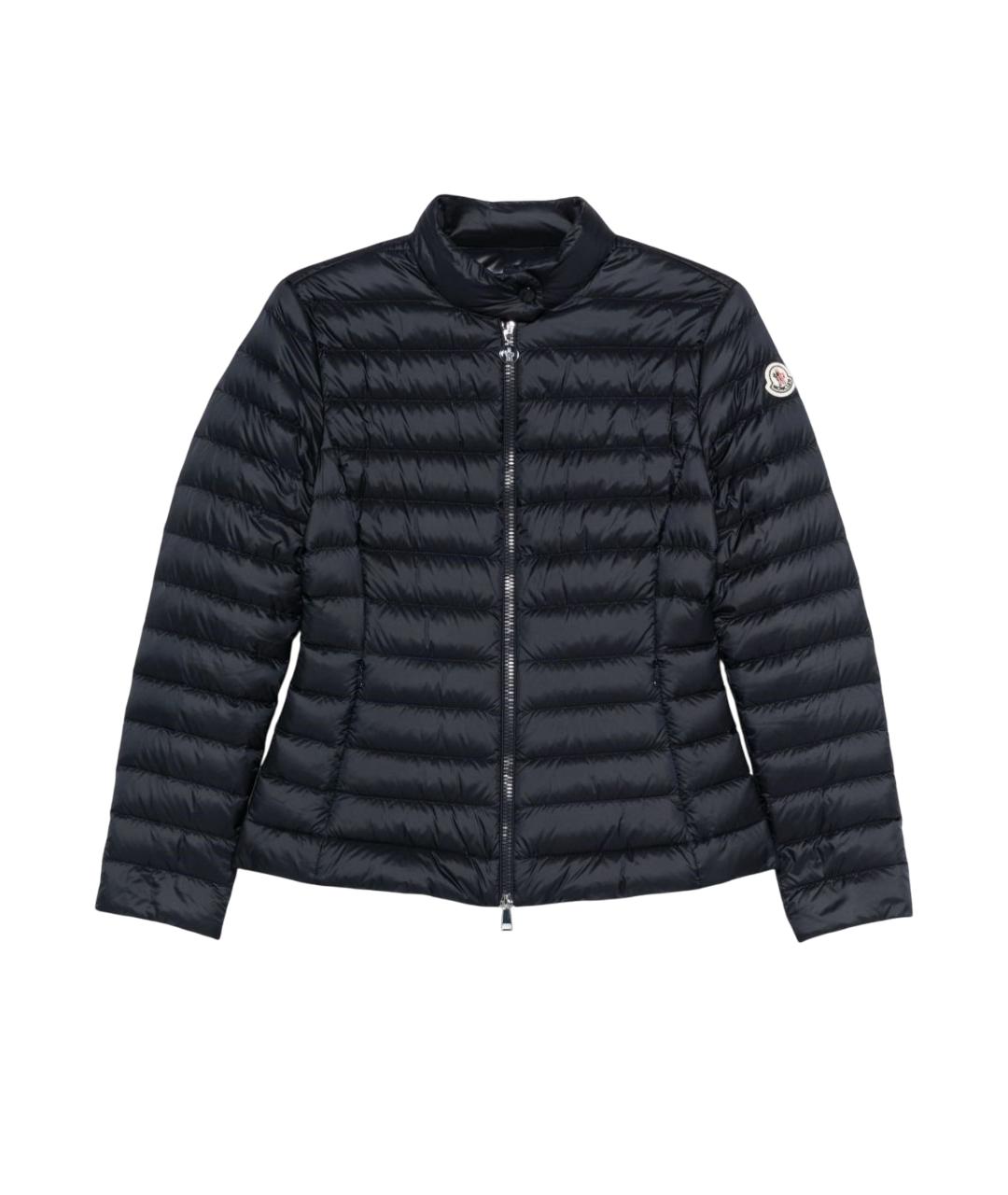 MONCLER Темно-синяя полиамидовая куртка, фото 1