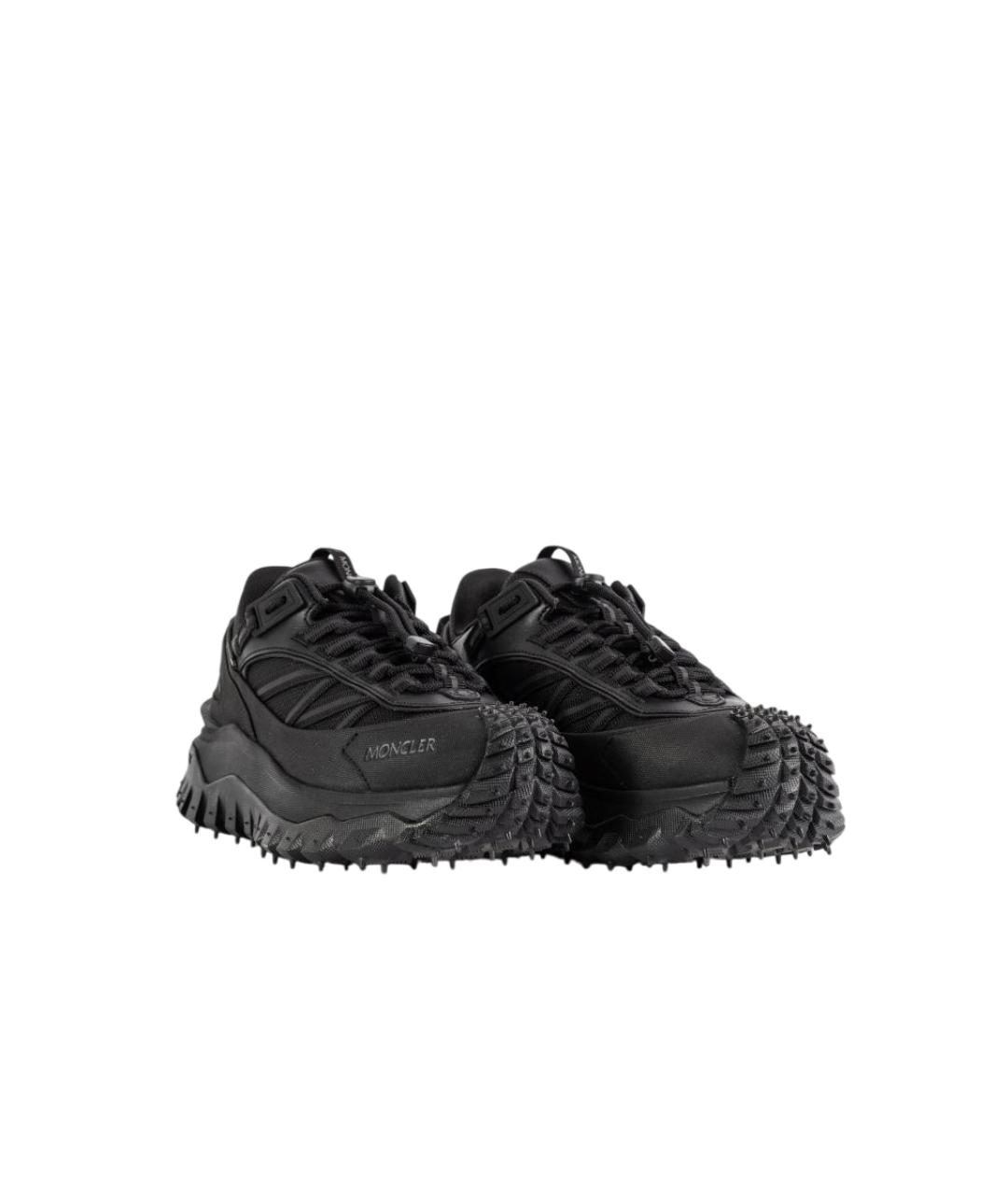 MONCLER Черные кроссовки, фото 3