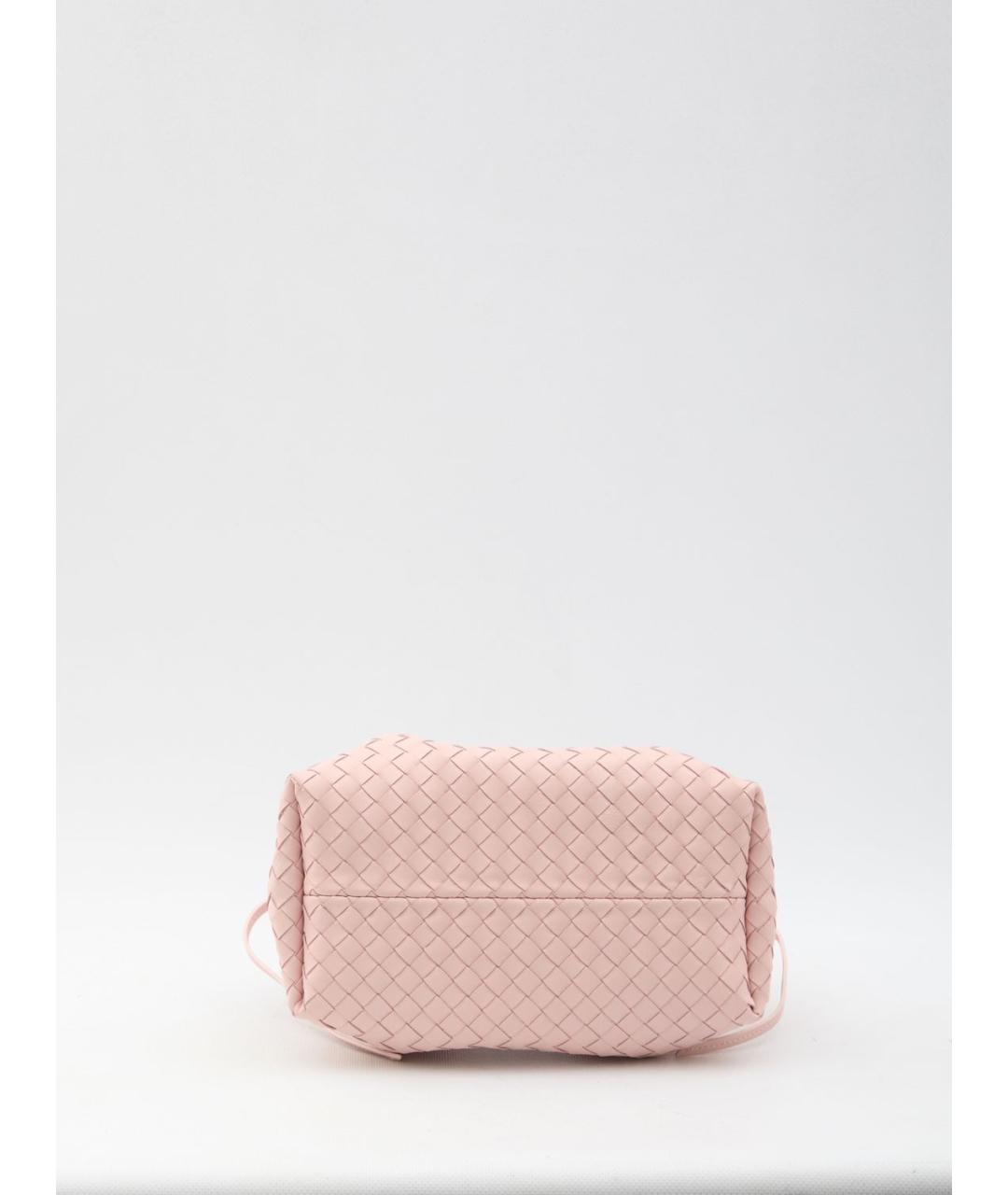 BOTTEGA VENETA Розовая кожаная сумка тоут, фото 3