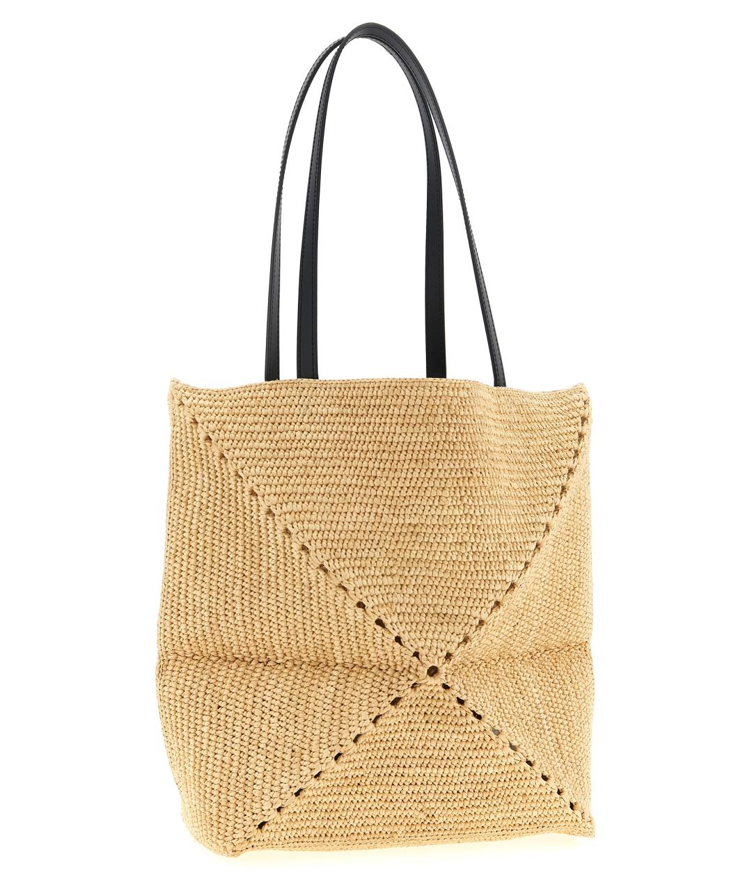 LOEWE Бежевая сумка тоут, фото 2