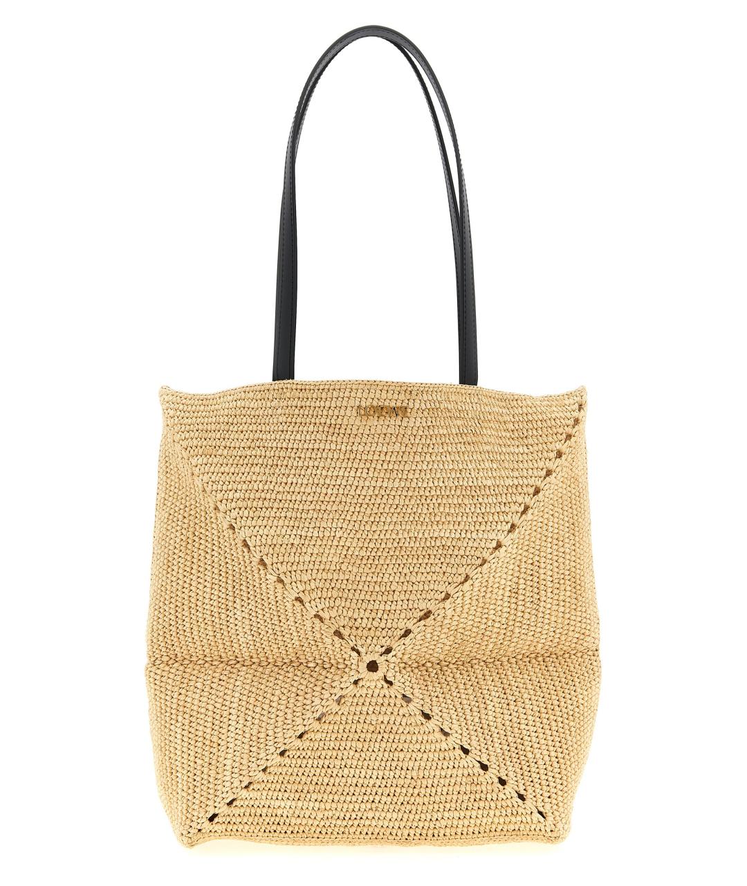 LOEWE Бежевая сумка тоут, фото 1