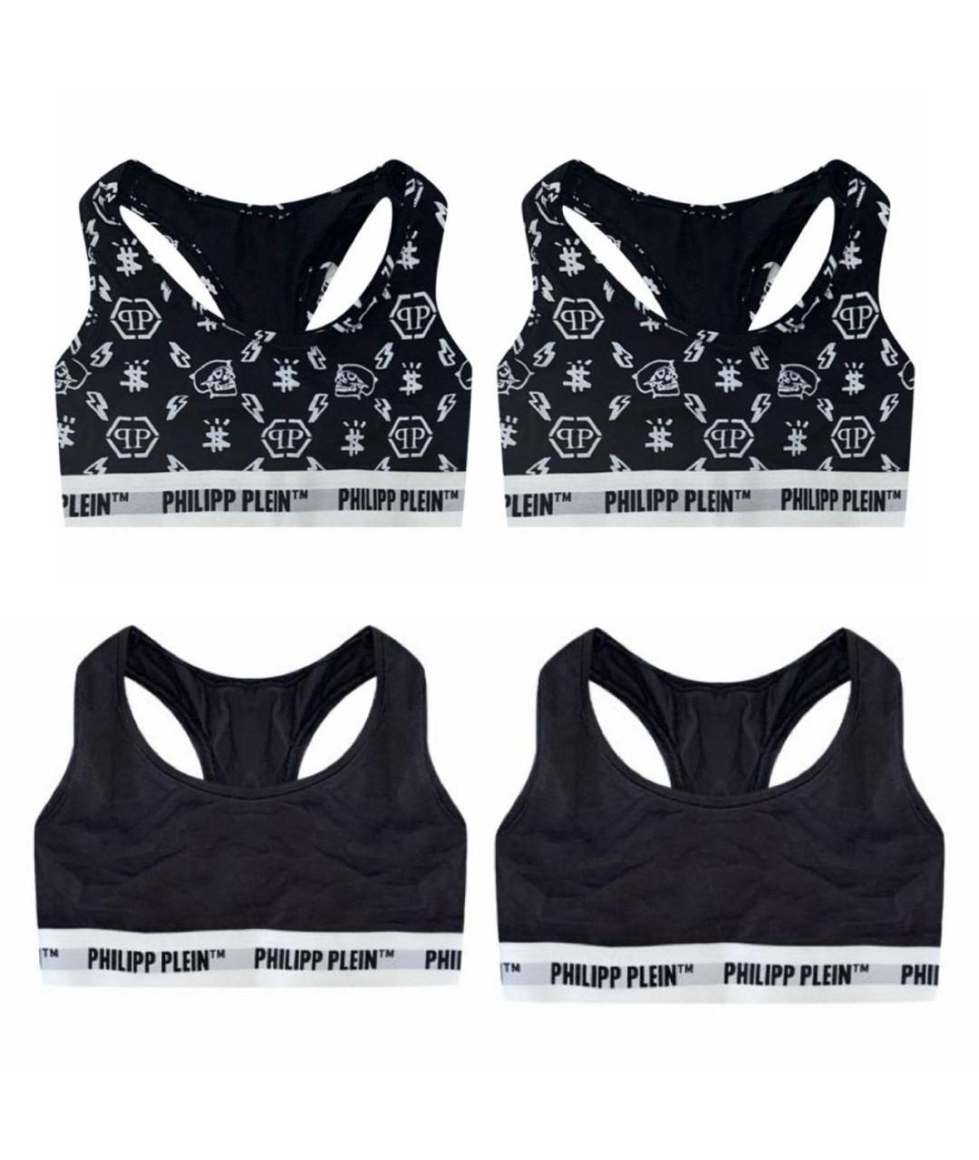 PHILIPP PLEIN Черный бюстгалтеры, фото 1