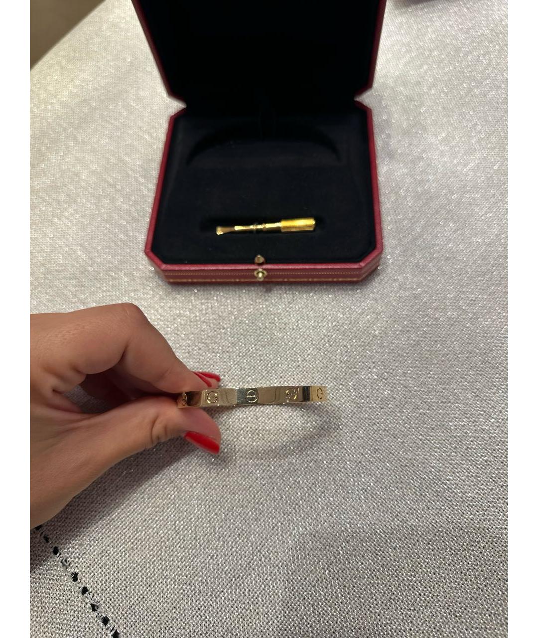 CARTIER Золотой браслет из желтого золота, фото 5