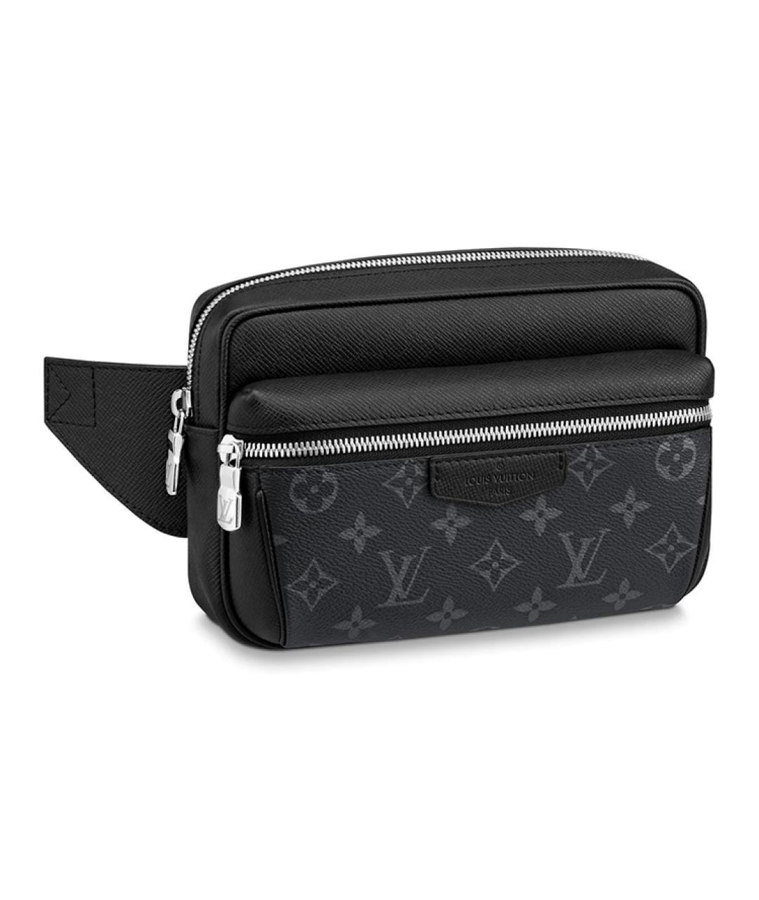 LOUIS VUITTON Черная поясная сумка, фото 1
