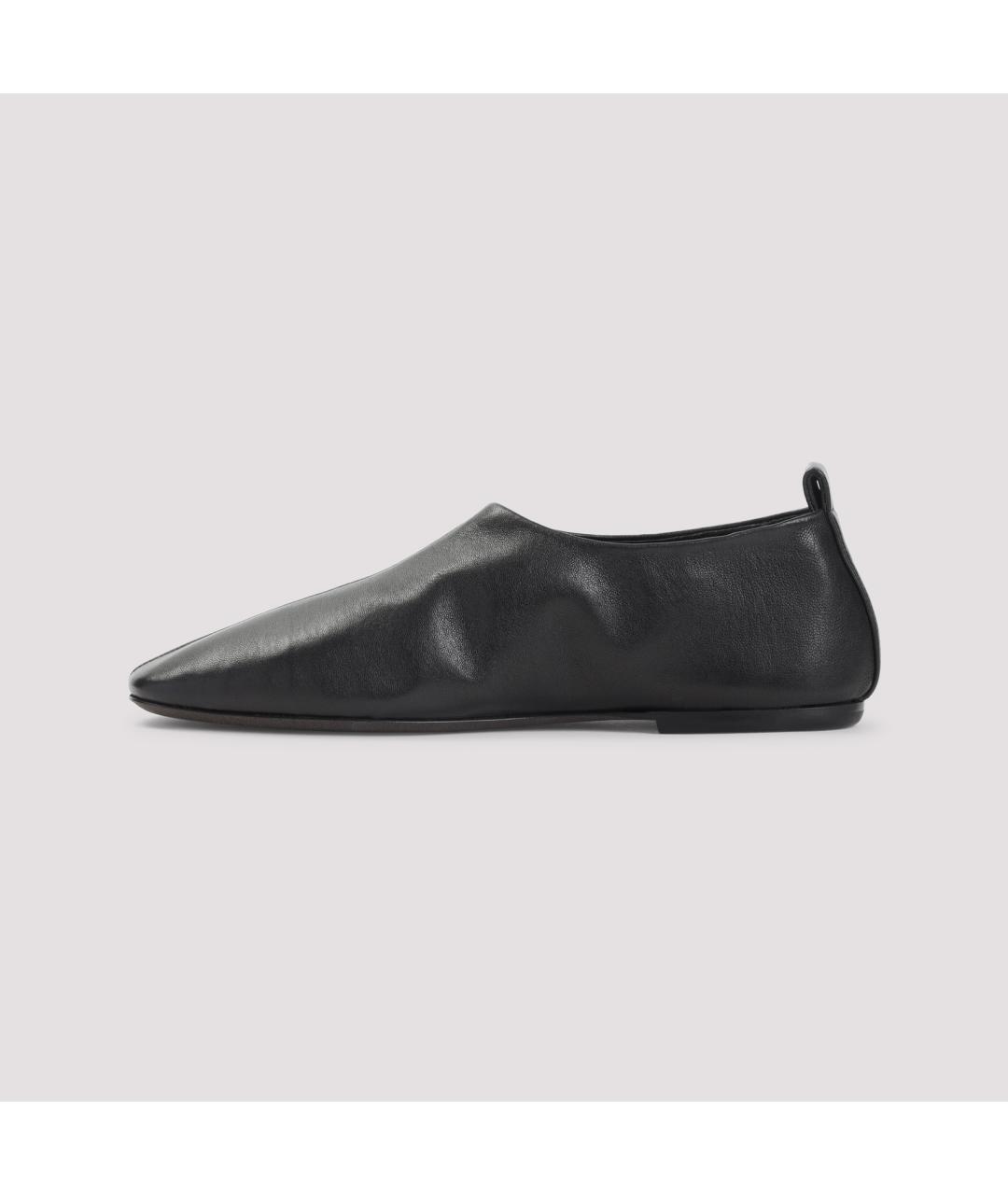 DRIES VAN NOTEN Черные кожаные лоферы, фото 2