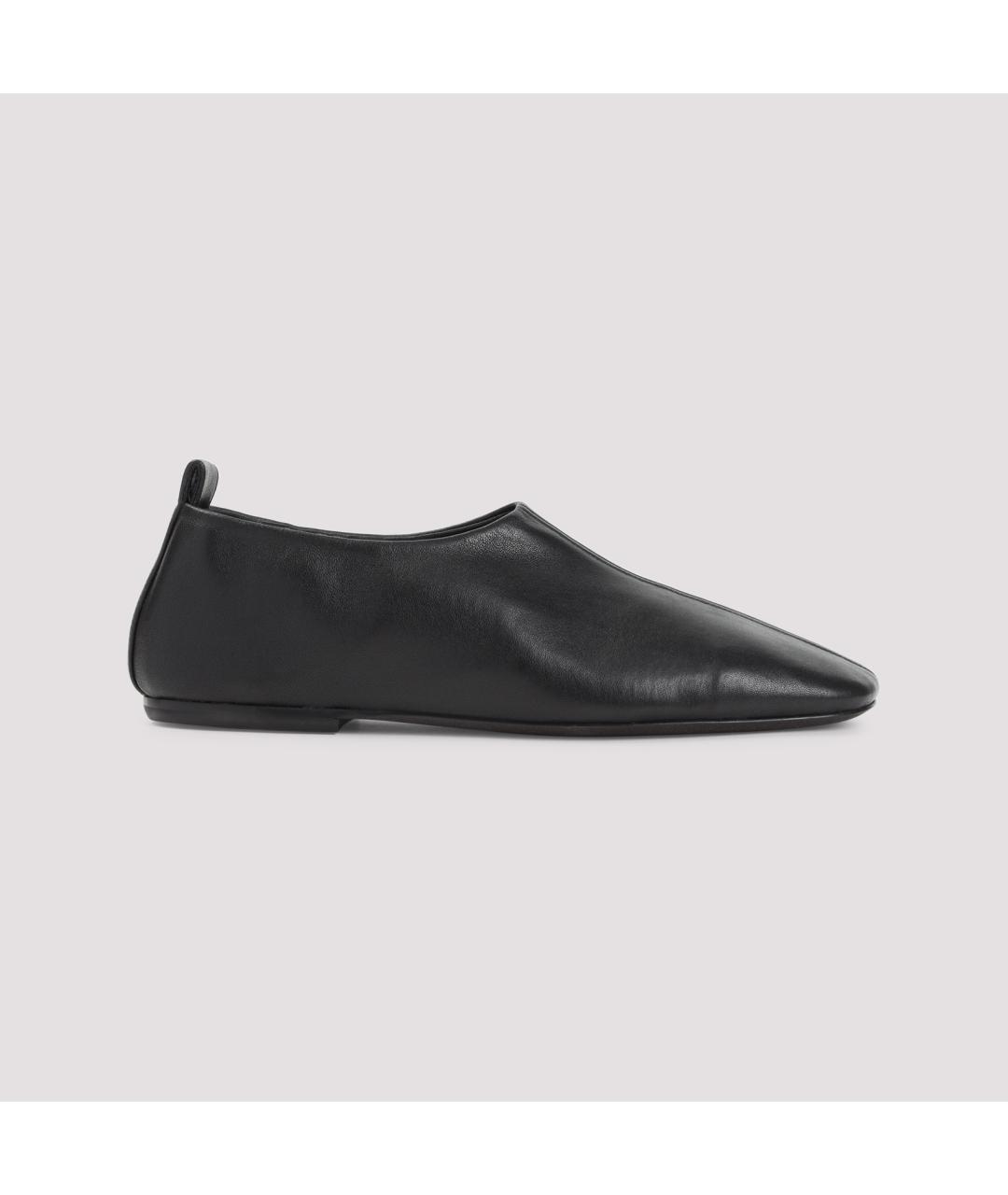 DRIES VAN NOTEN Черные кожаные лоферы, фото 5