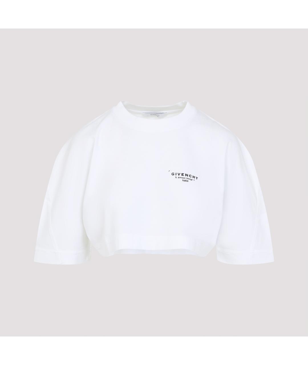 GIVENCHY Белая хлопковая футболка, фото 2