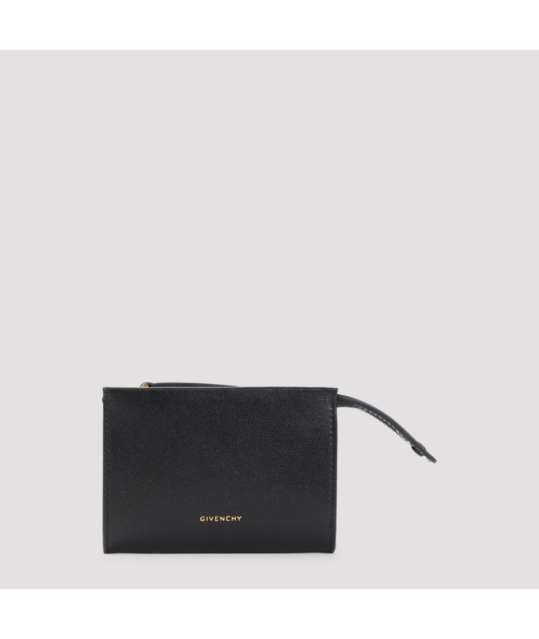 GIVENCHY Черный кожаный кардхолдер, фото 2