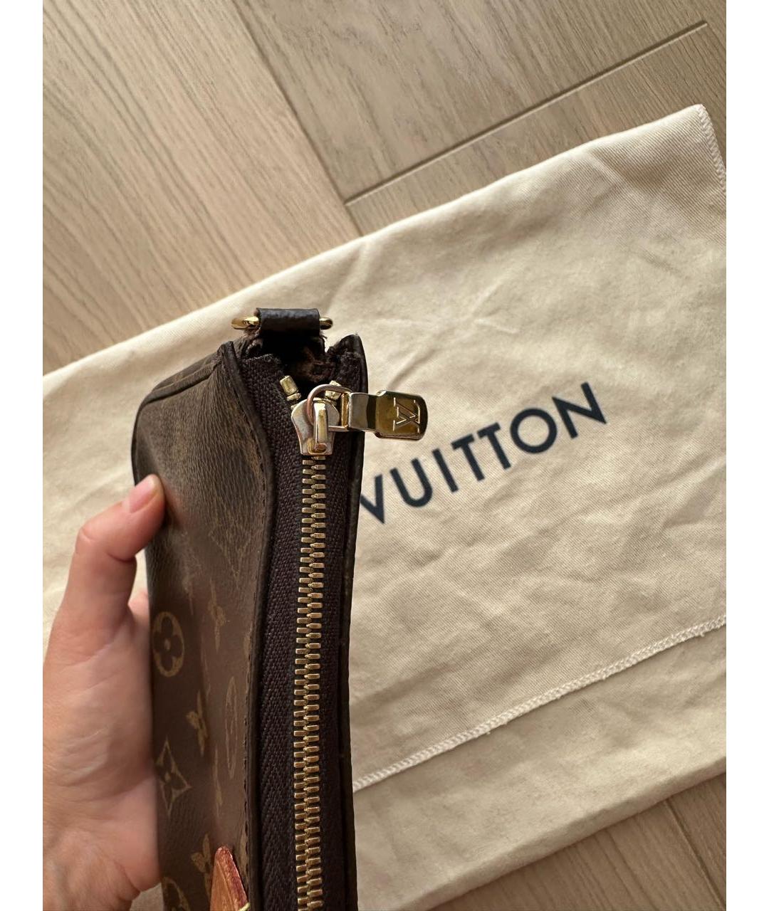 LOUIS VUITTON Коричневая сумка через плечо, фото 7