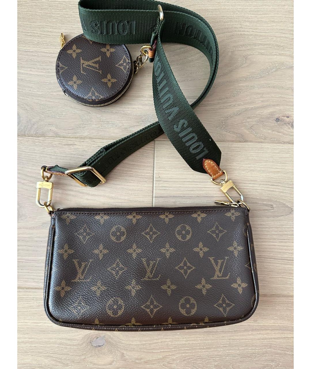 LOUIS VUITTON Коричневая сумка через плечо, фото 3