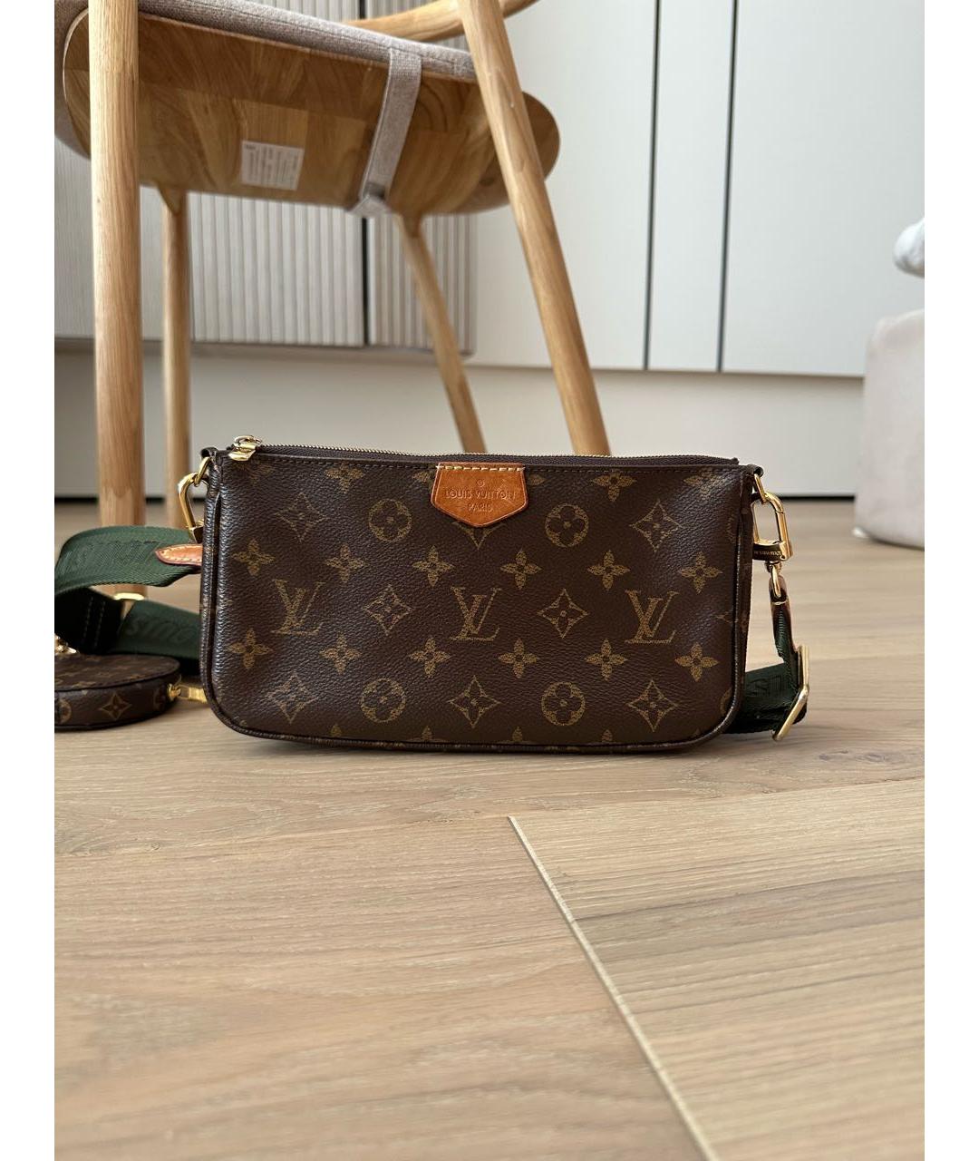 LOUIS VUITTON Коричневая сумка через плечо, фото 9