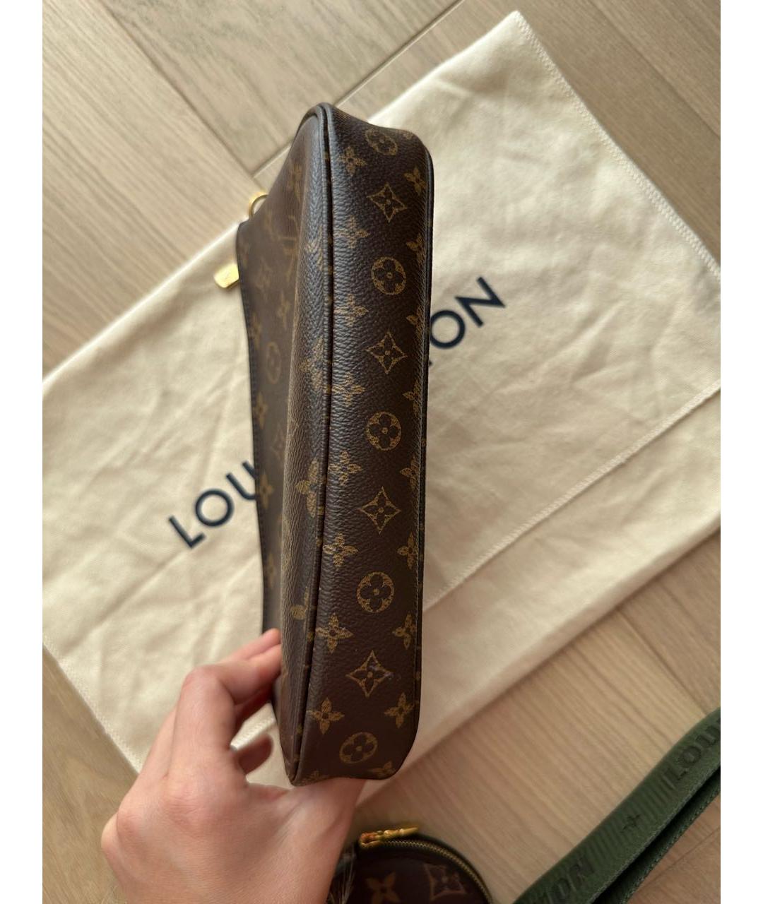LOUIS VUITTON Коричневая сумка через плечо, фото 4