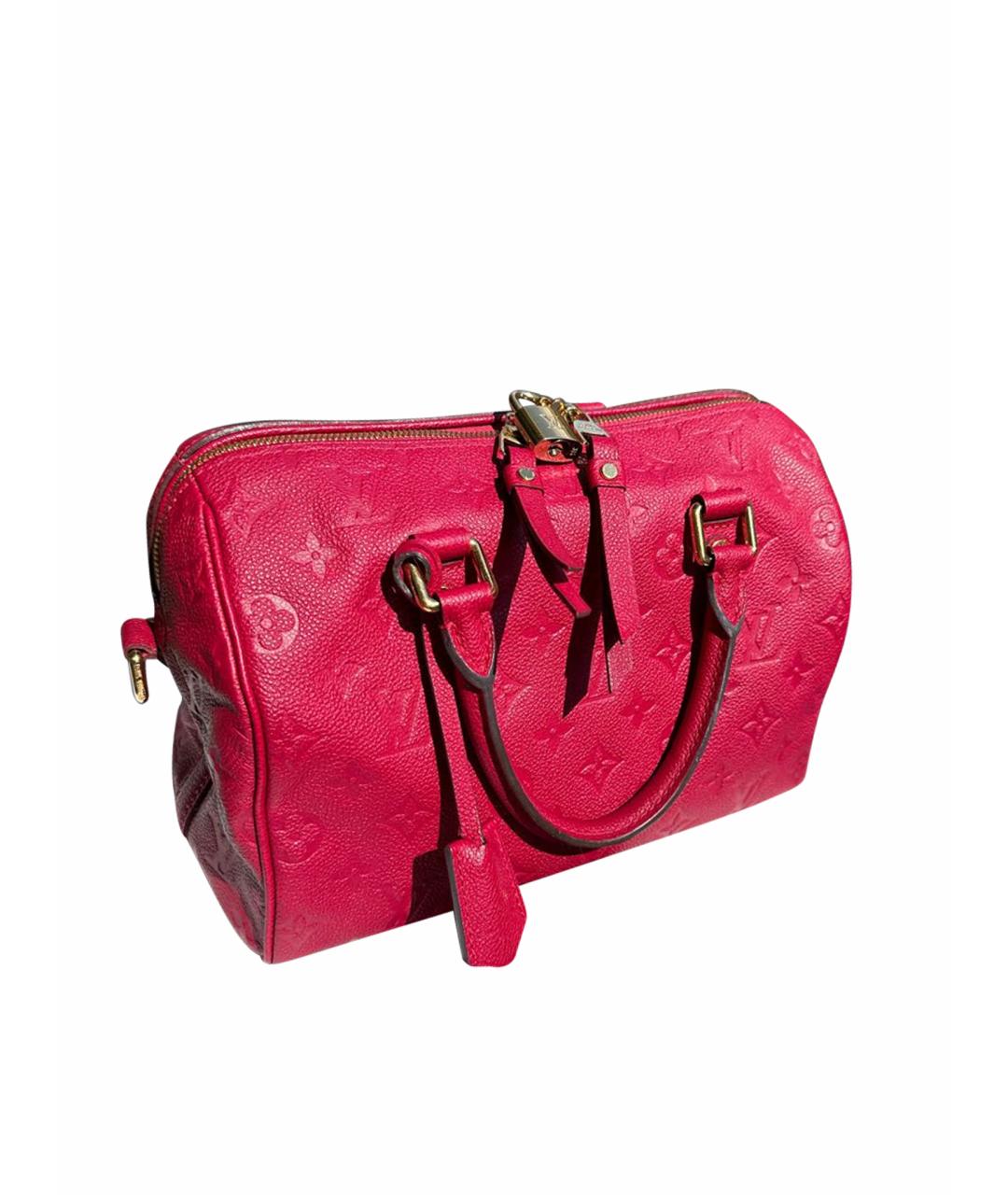 LOUIS VUITTON Розовая кожаная сумка тоут, фото 1