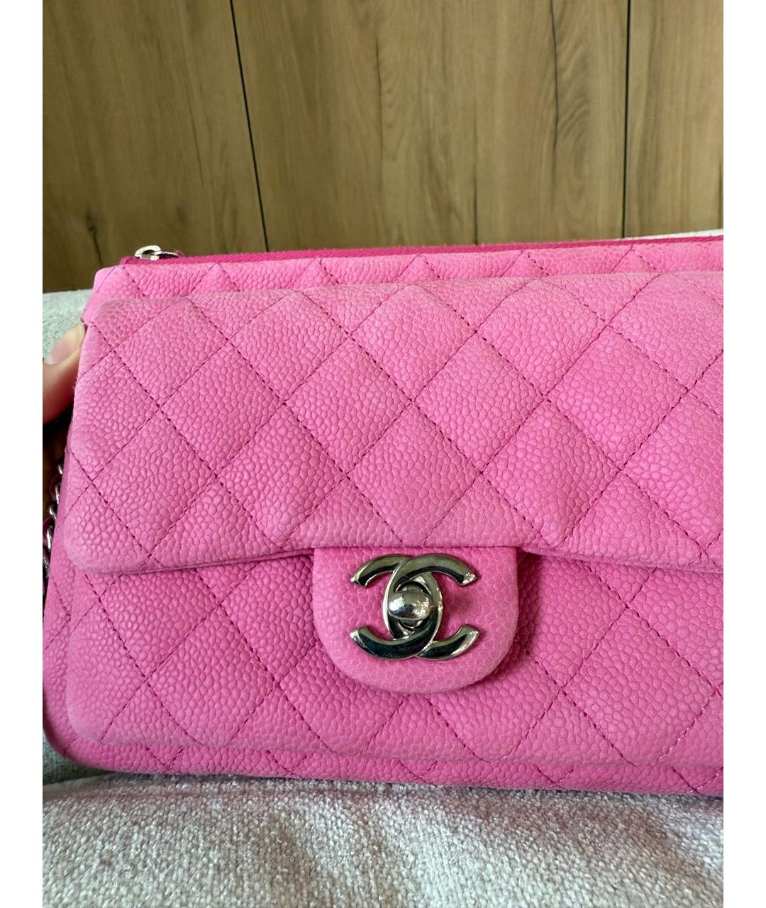 CHANEL Розовая сумка через плечо, фото 4