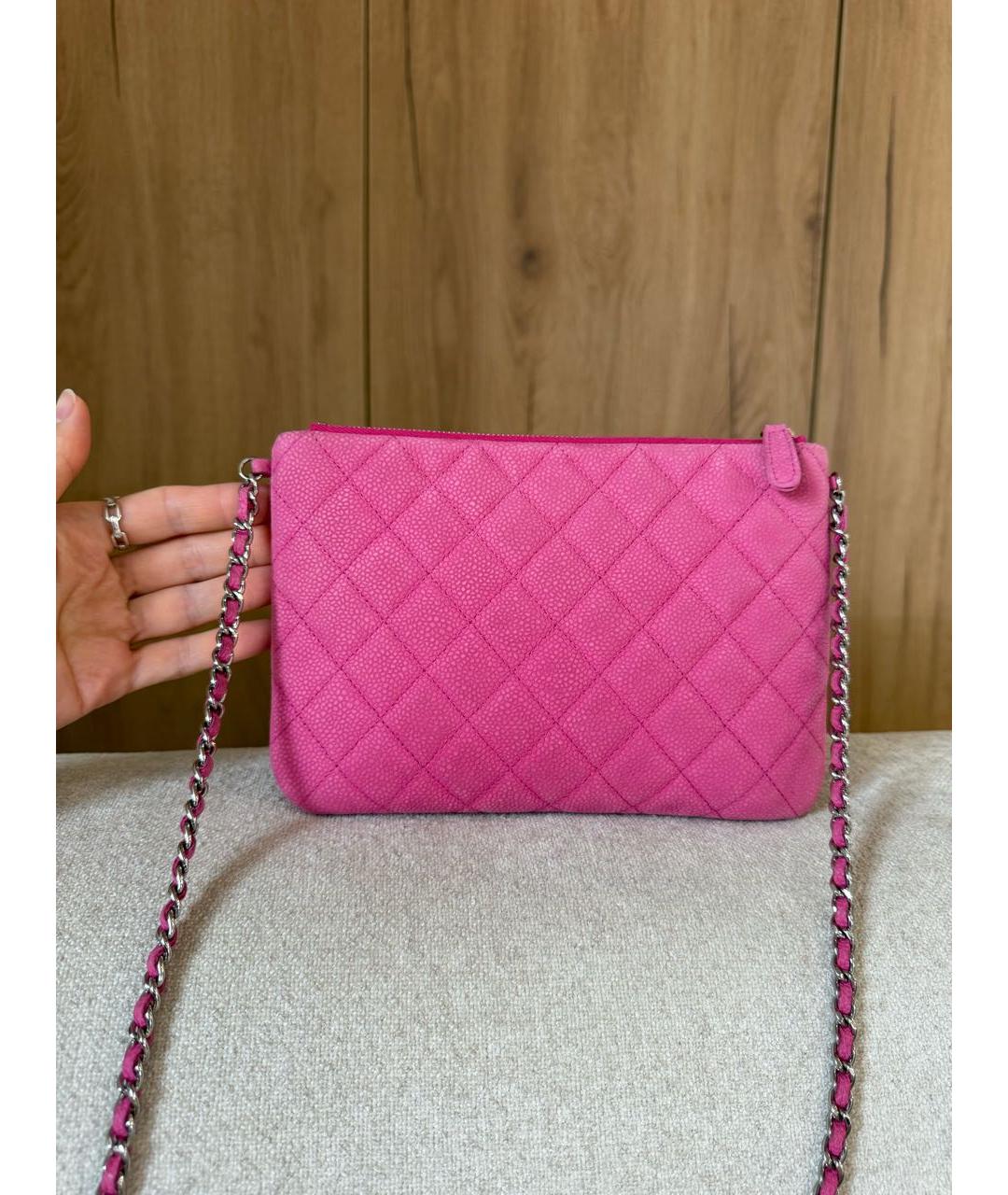 CHANEL Розовая сумка через плечо, фото 2