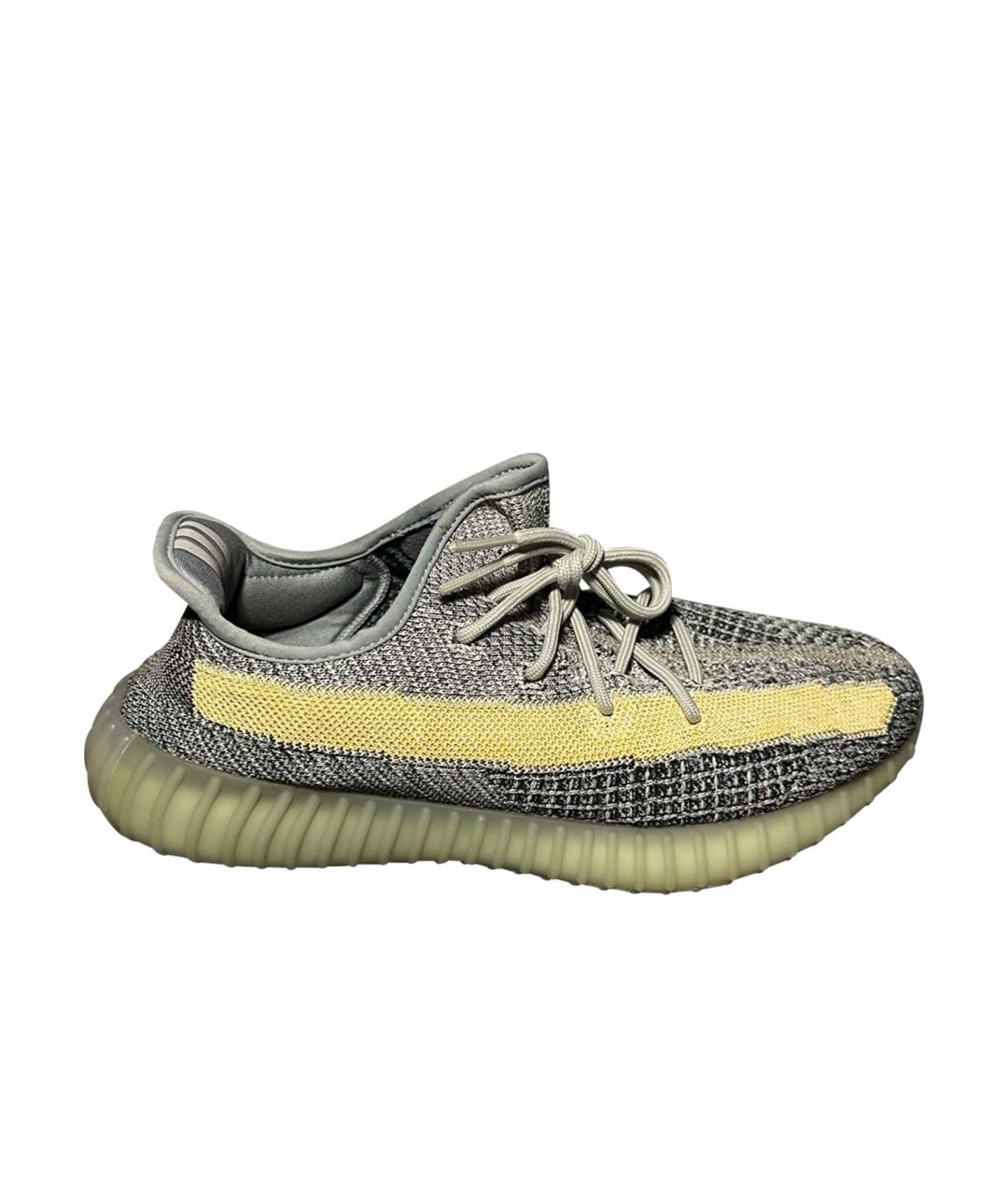 ADIDAS YEEZY Серые низкие кроссовки / кеды, фото 1