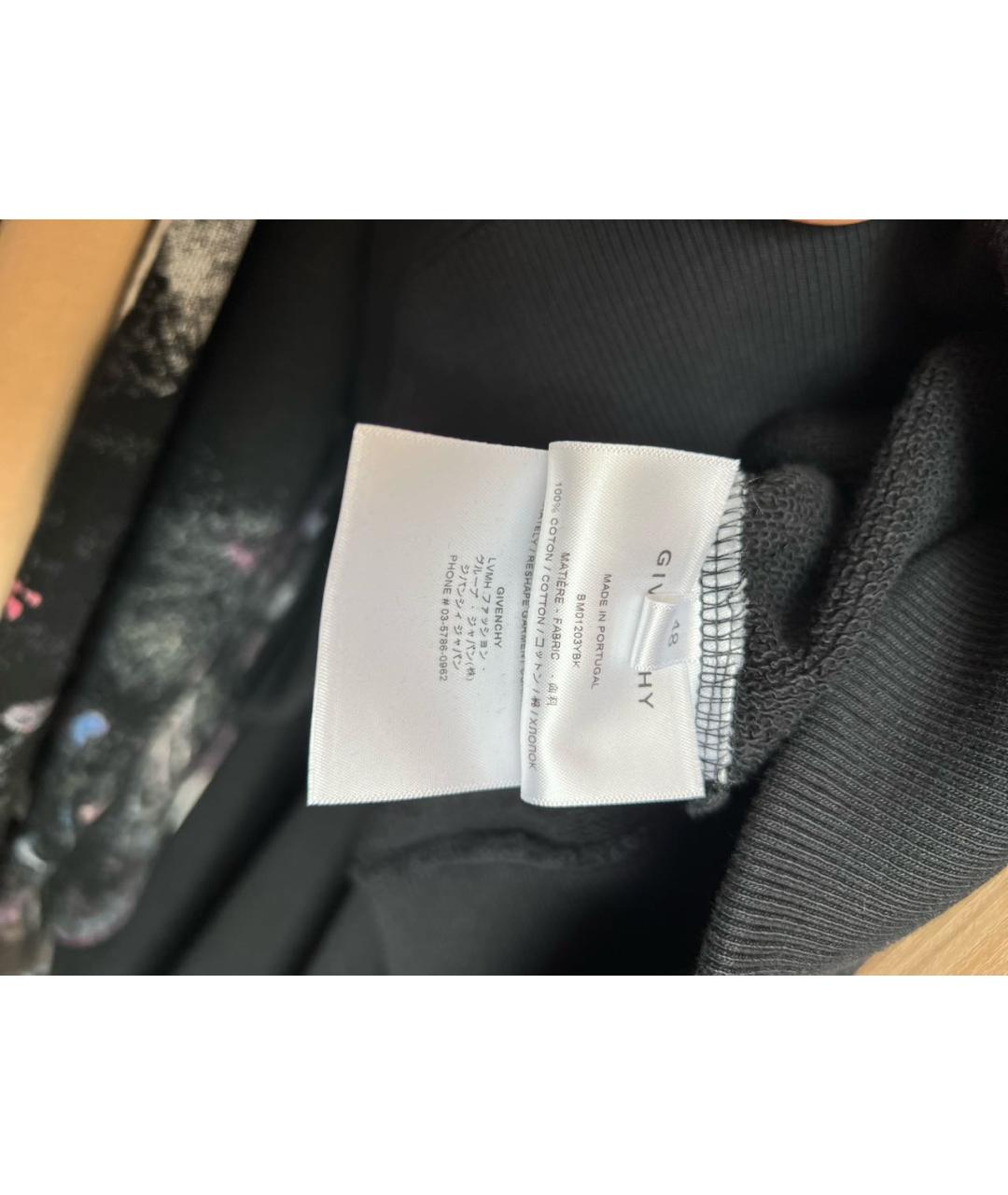 GIVENCHY Черный хлопковый спортивный костюм, фото 7