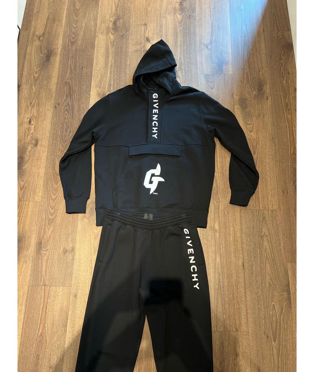 GIVENCHY Черный хлопковый спортивный костюм, фото 8