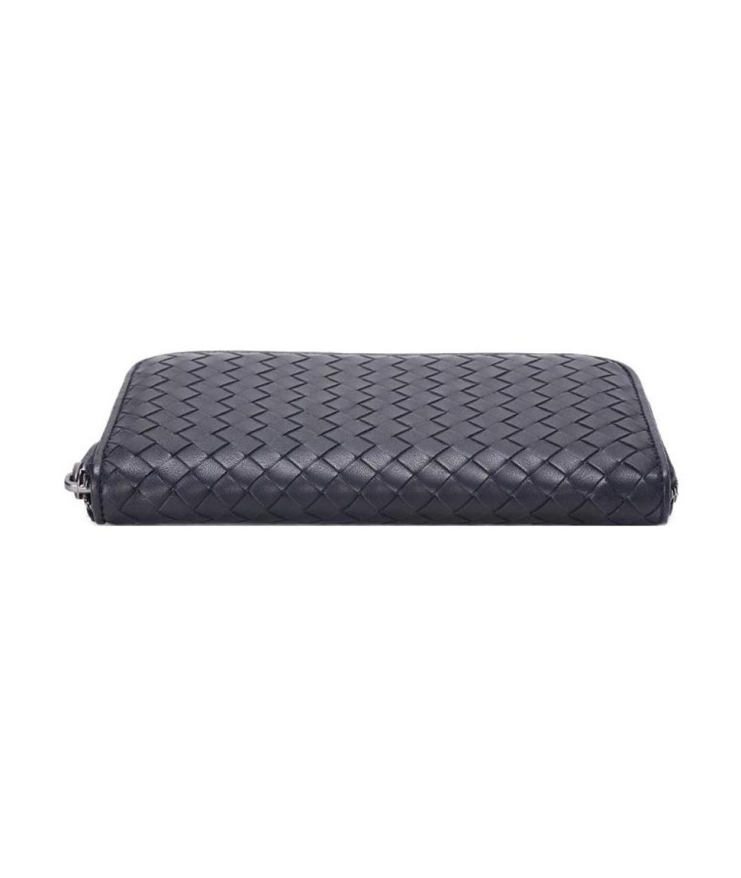 BOTTEGA VENETA Темно-синий кошелек, фото 4