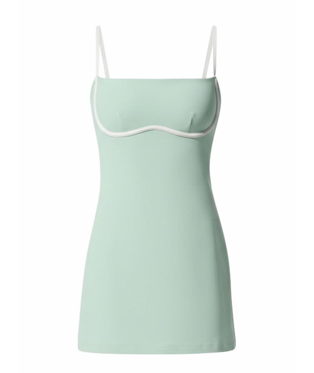 ALO YOGA Зеленые повседневное платье, фото 1