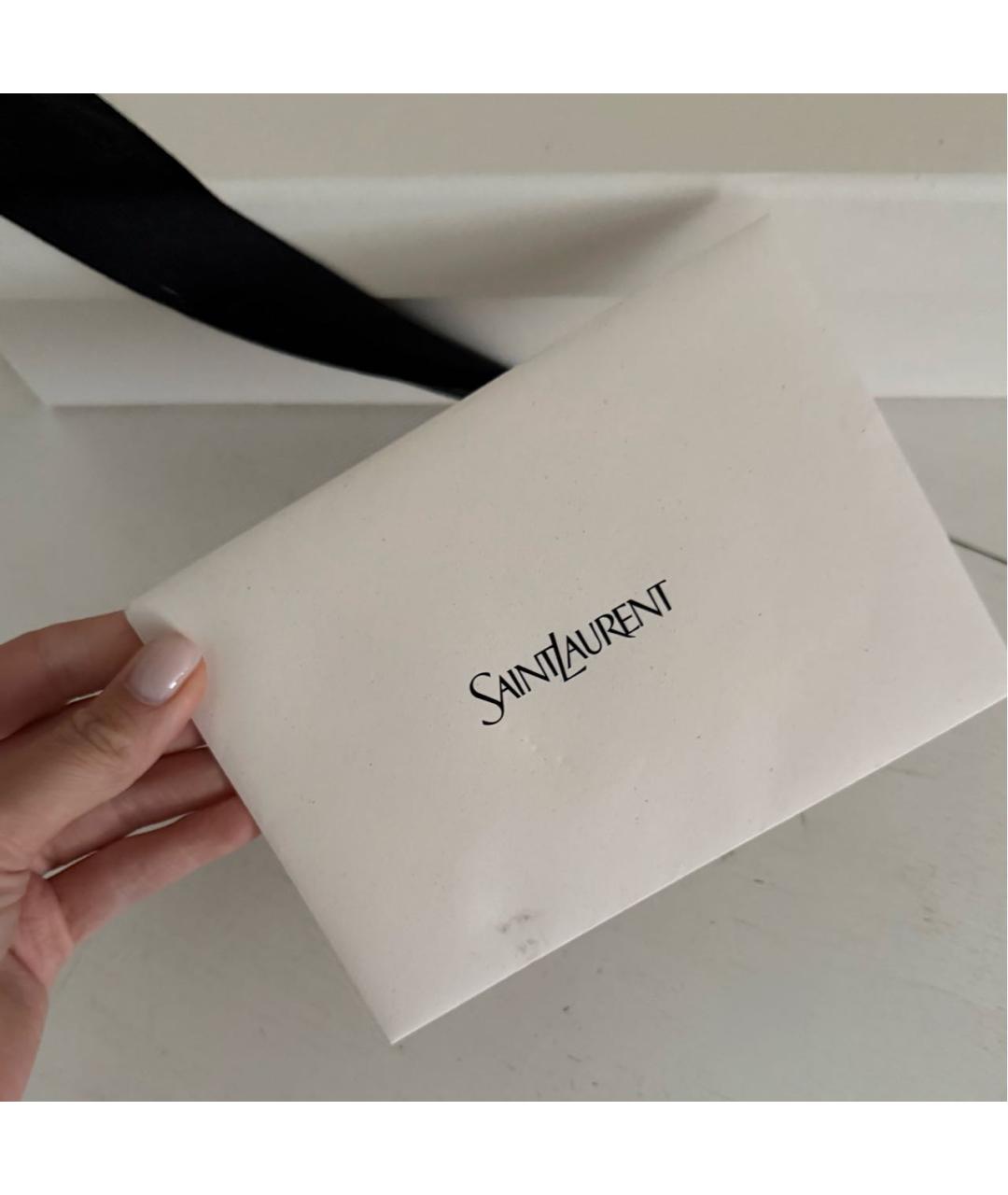 SAINT LAURENT Черная хлопковая кепка, фото 5
