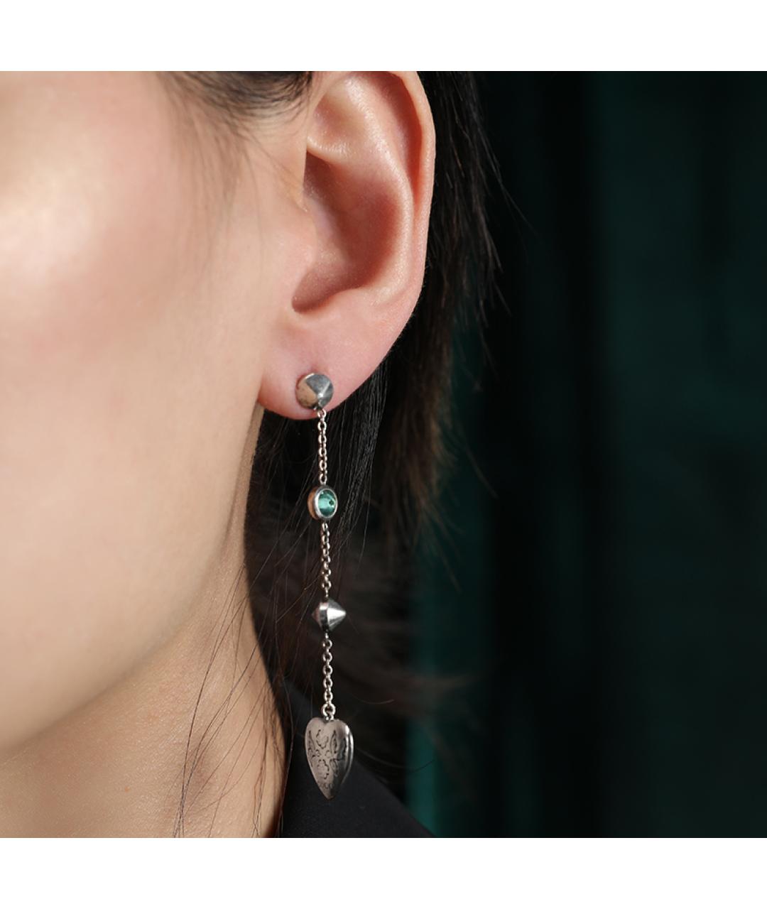 GUCCI Серебряные серьги, фото 4
