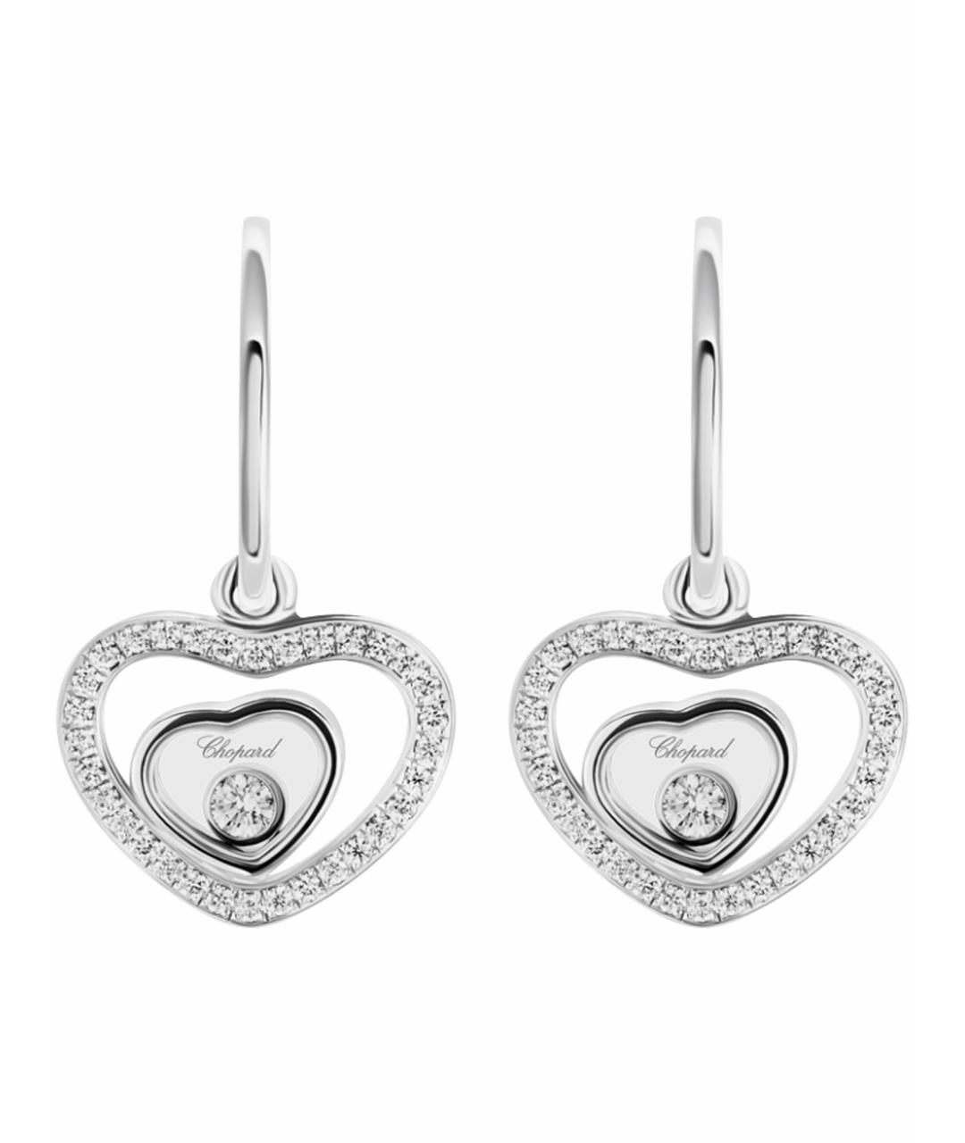CHOPARD Белые серьги из белого золота, фото 1