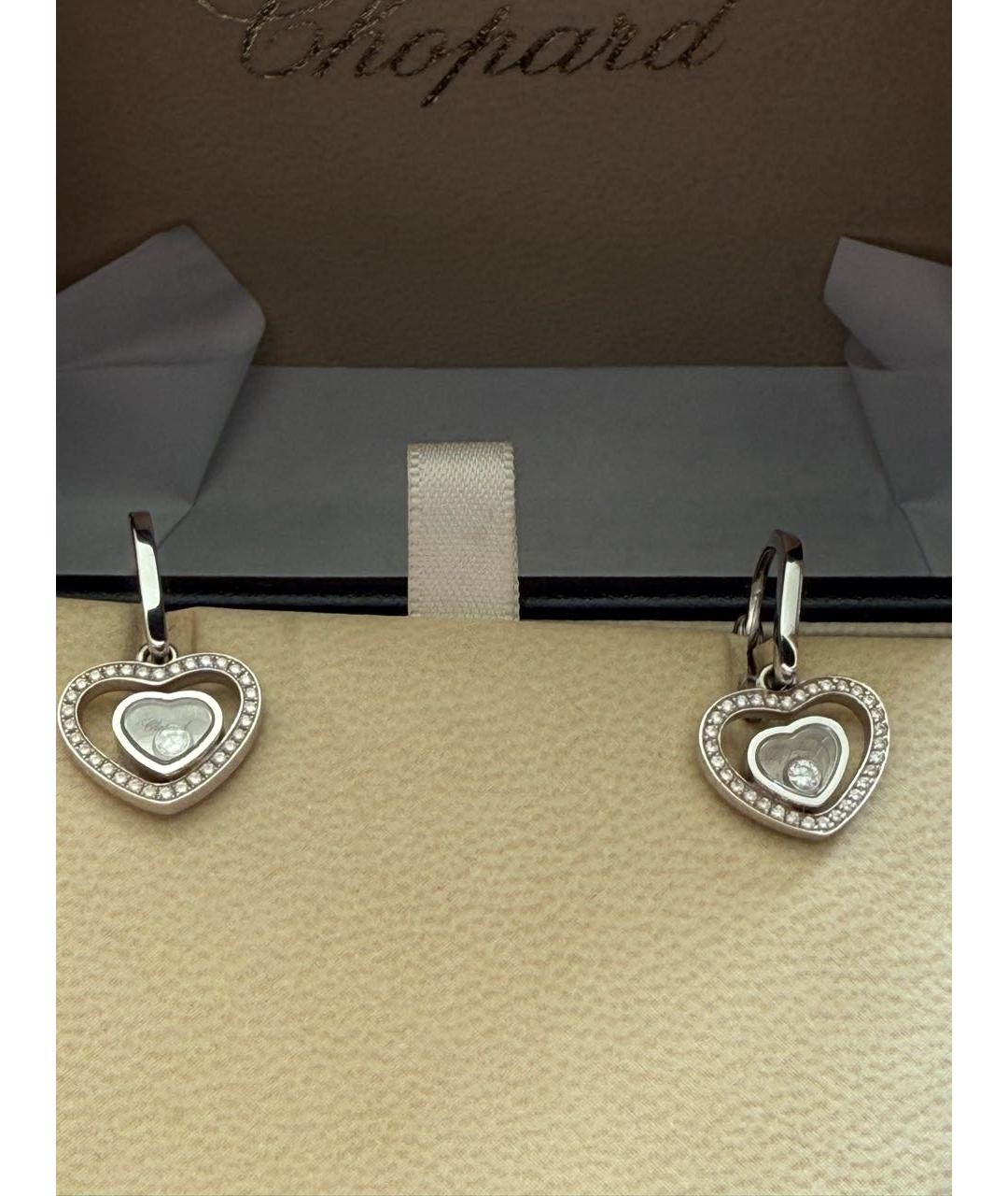 CHOPARD Белые серьги из белого золота, фото 6