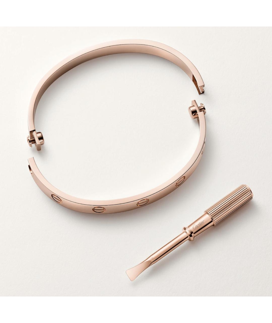 CARTIER Золотой браслет из розового золота, фото 3