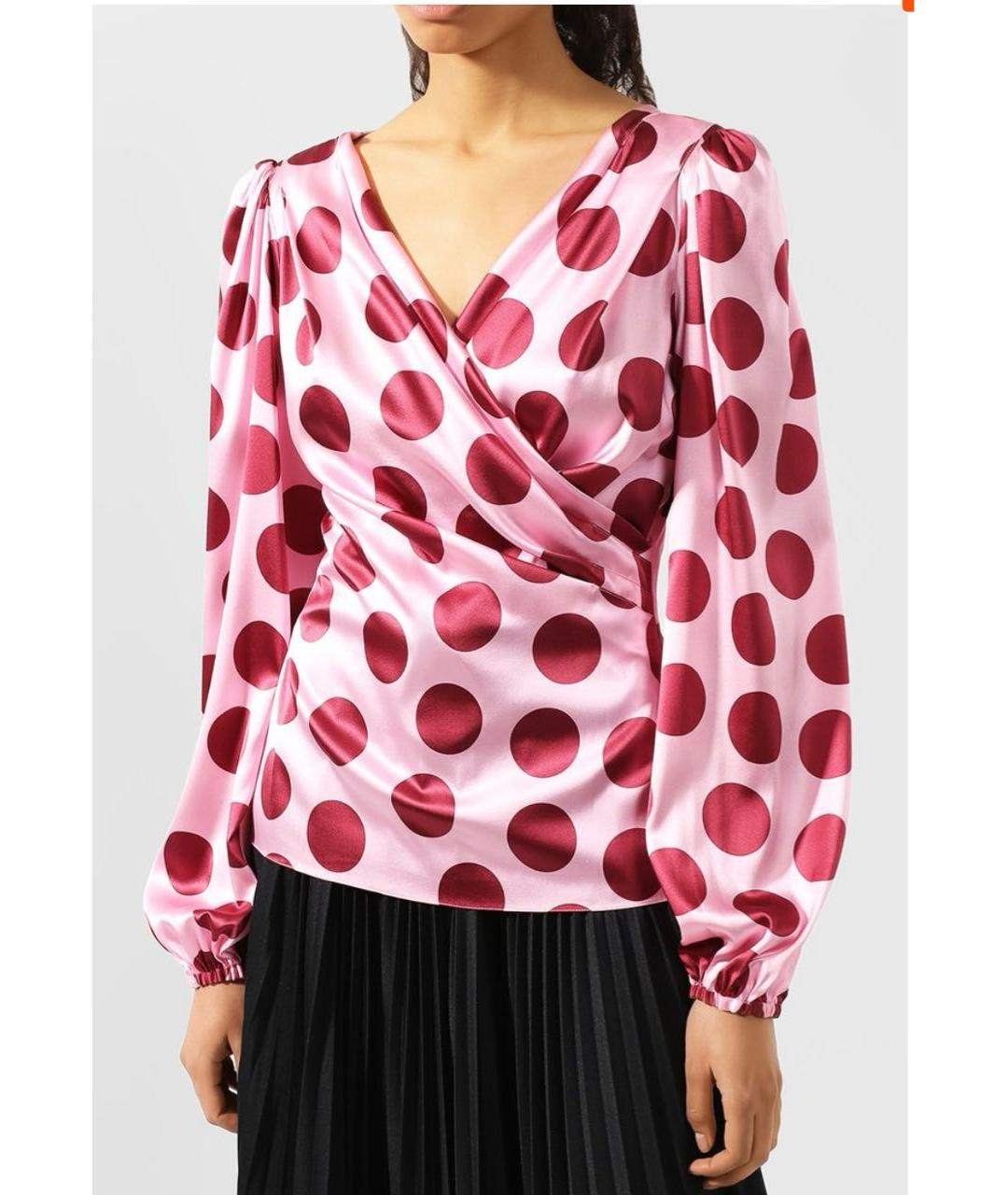DOLCE&GABBANA Мульти шелковая блузы, фото 2