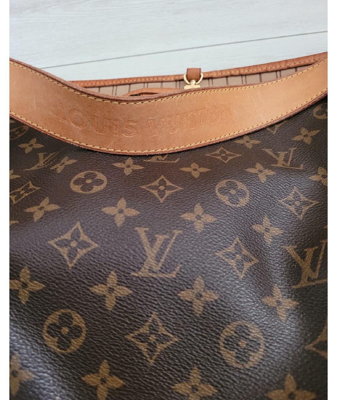 LOUIS VUITTON Коричневая сумка тоут, фото 4