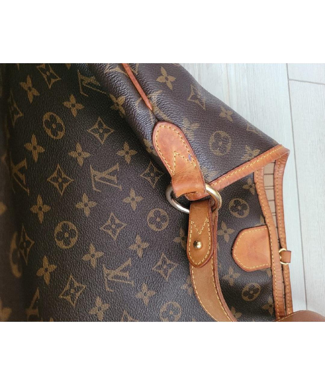 LOUIS VUITTON Коричневая сумка тоут, фото 9