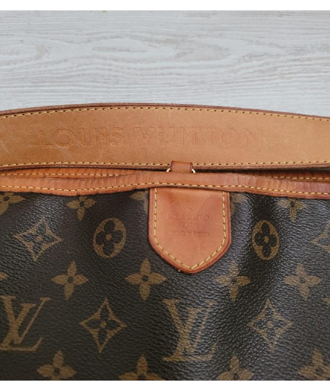 LOUIS VUITTON Коричневая сумка тоут, фото 8