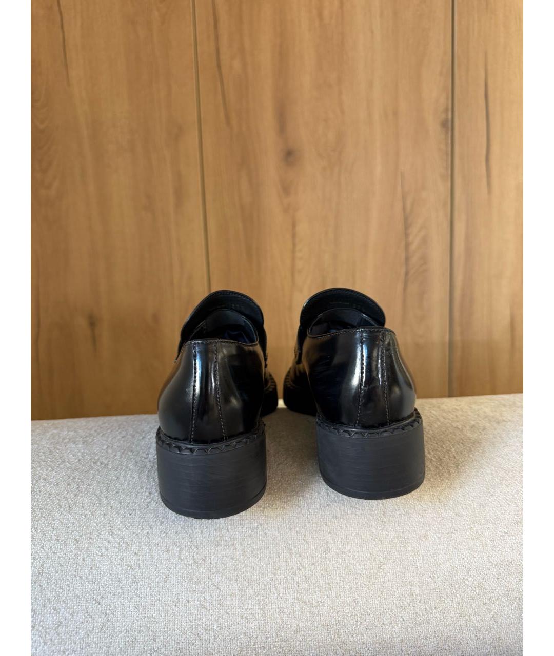 PRADA Черные лоферы, фото 3
