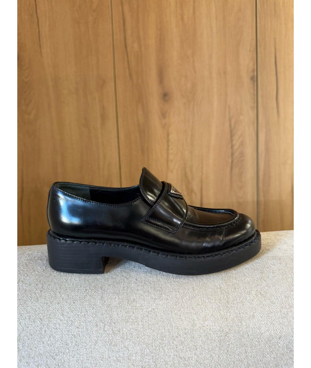 PRADA Черные лоферы, фото 6