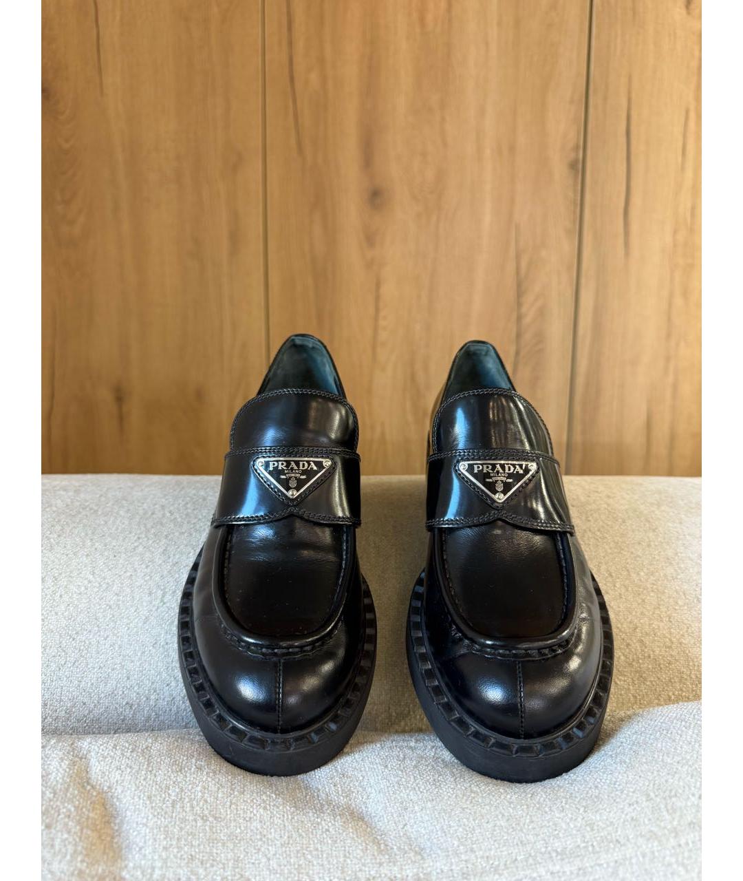 PRADA Черные лоферы, фото 2