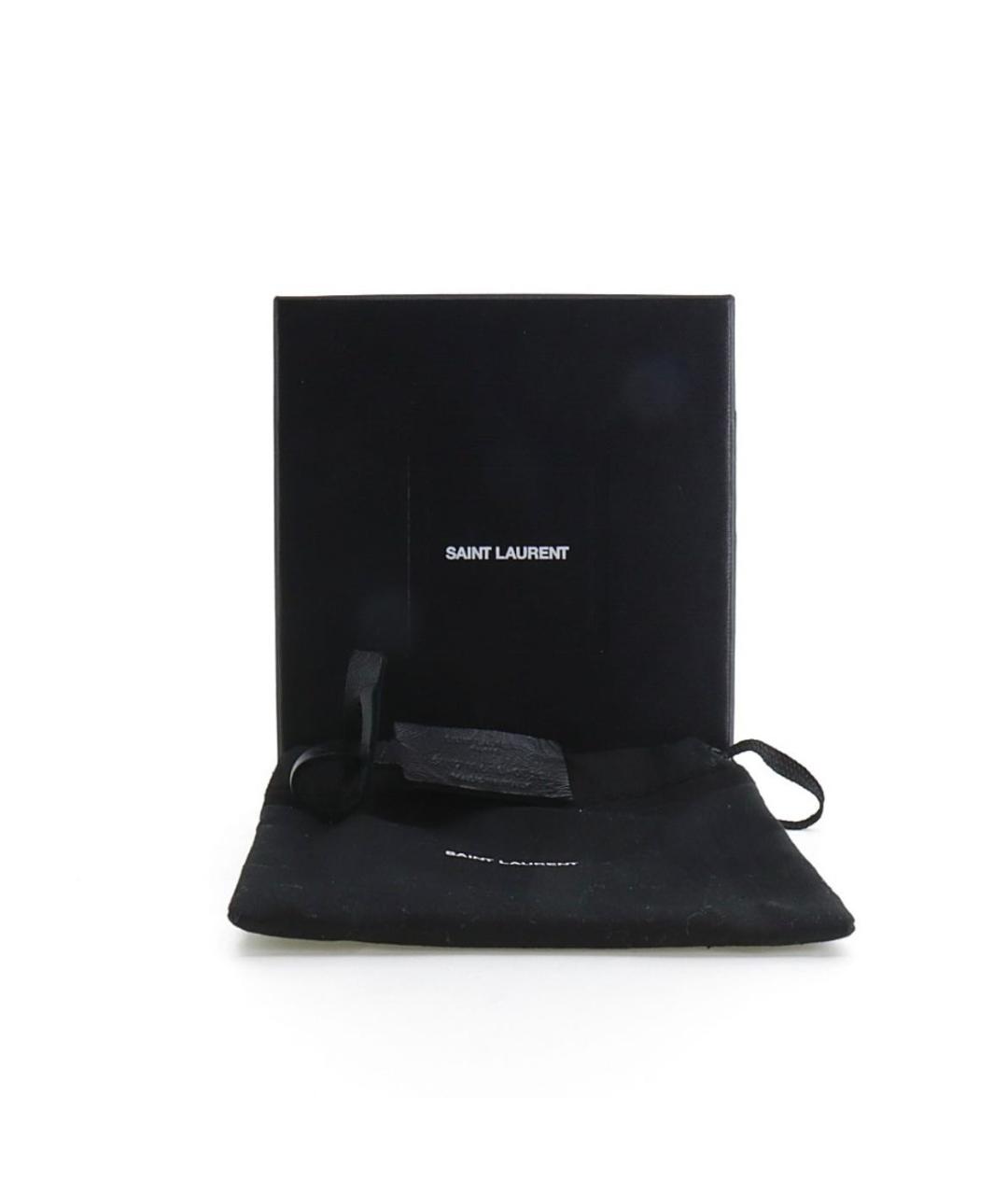 SAINT LAURENT Черный браслет, фото 5