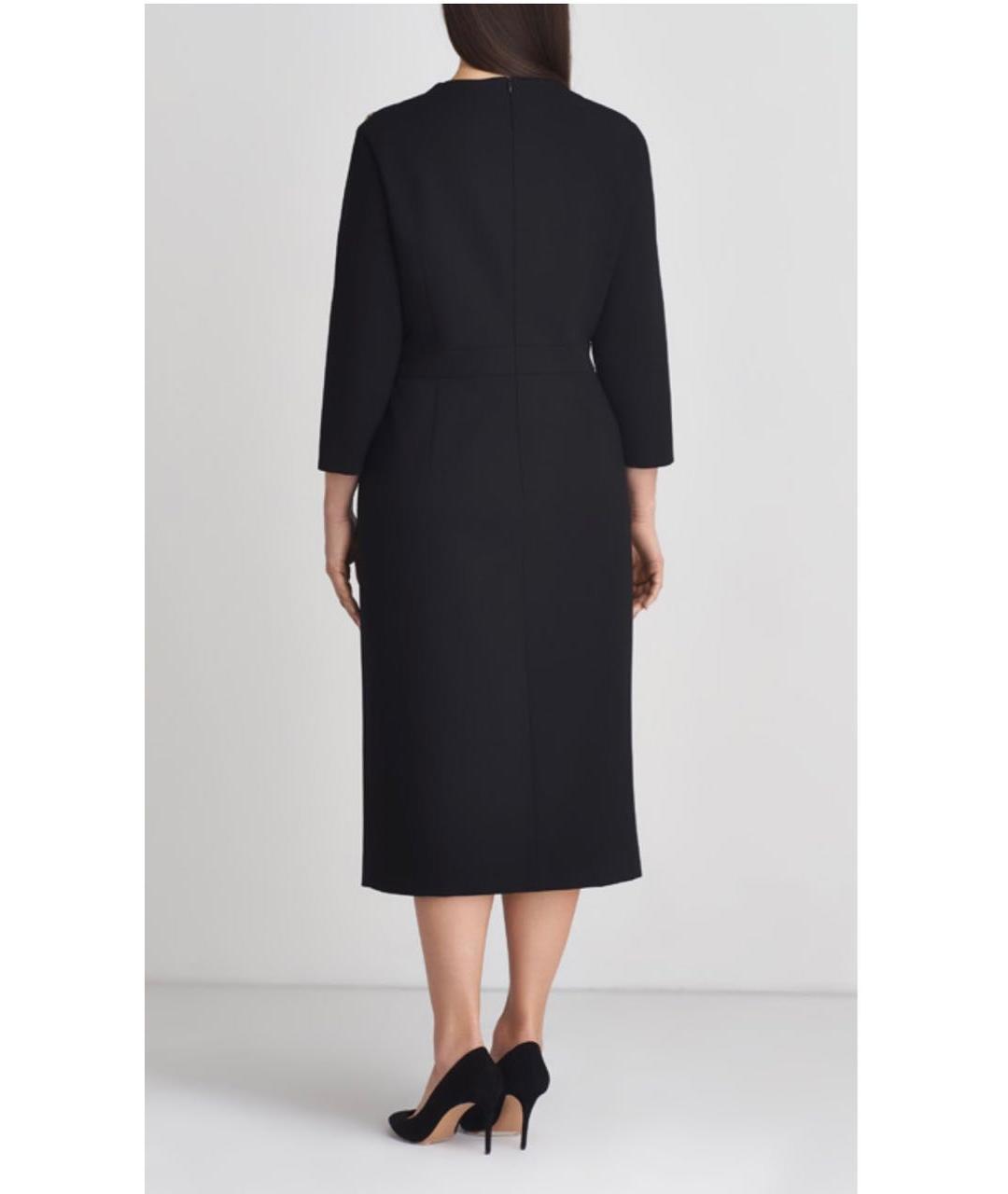 ESCADA Черное вискозное повседневное платье, фото 3