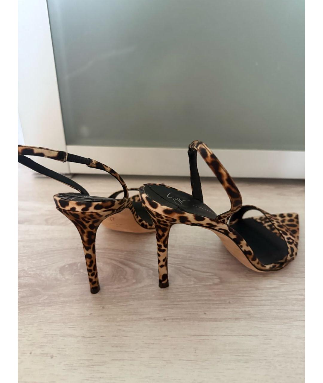 GIUSEPPE ZANOTTI DESIGN Кожаные босоножки, фото 3
