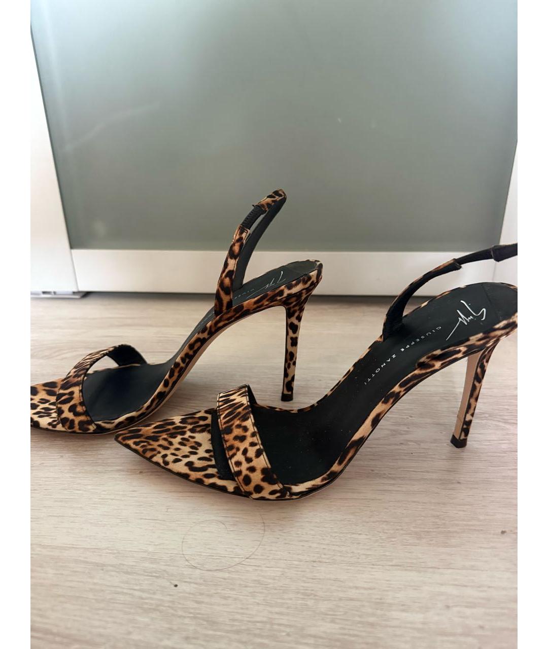 GIUSEPPE ZANOTTI DESIGN Кожаные босоножки, фото 4
