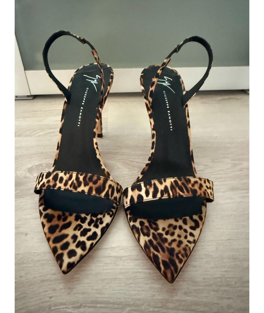 GIUSEPPE ZANOTTI DESIGN Кожаные босоножки, фото 2