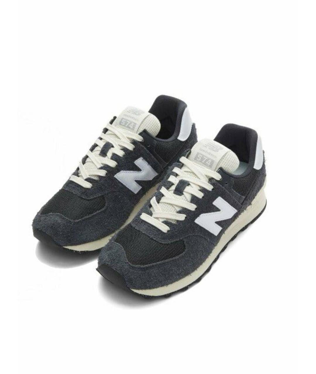 NEW BALANCE Антрацитовые низкие кроссовки / кеды, фото 2