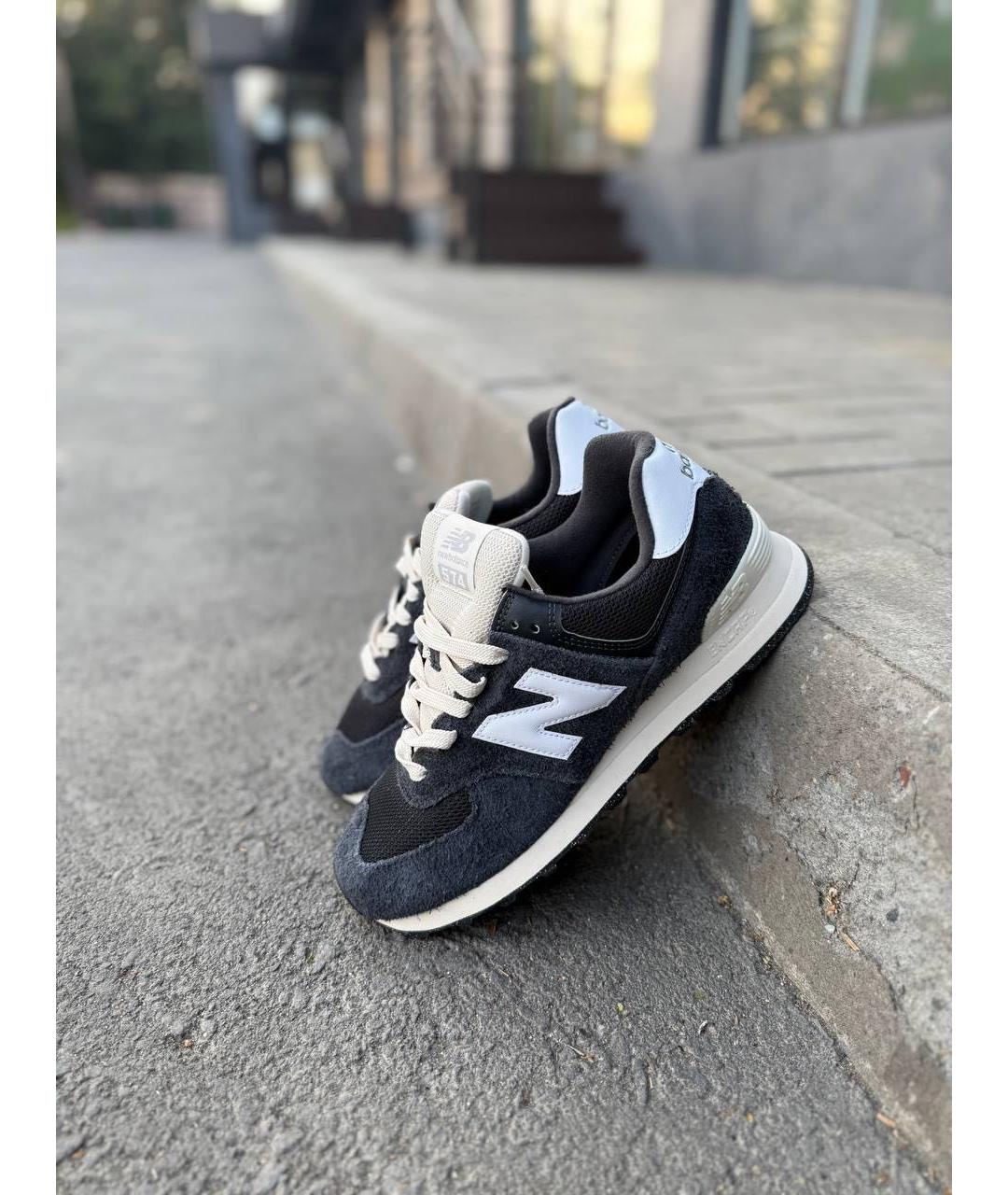 NEW BALANCE Антрацитовые низкие кроссовки / кеды, фото 5