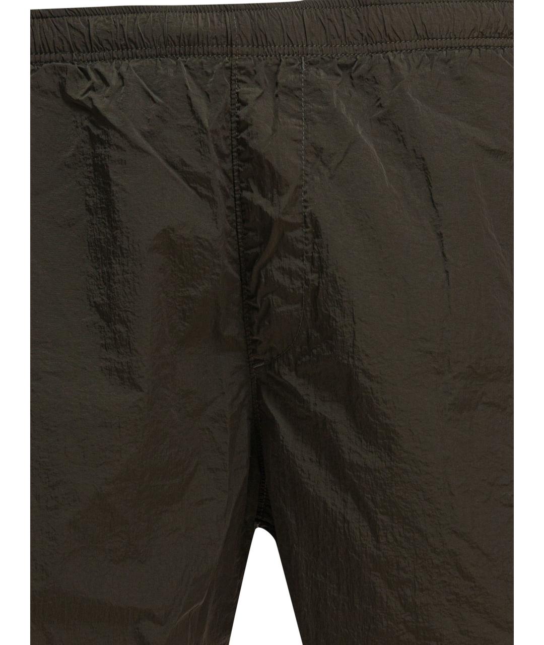 CP COMPANY Коричневые синтетические шорты, фото 2