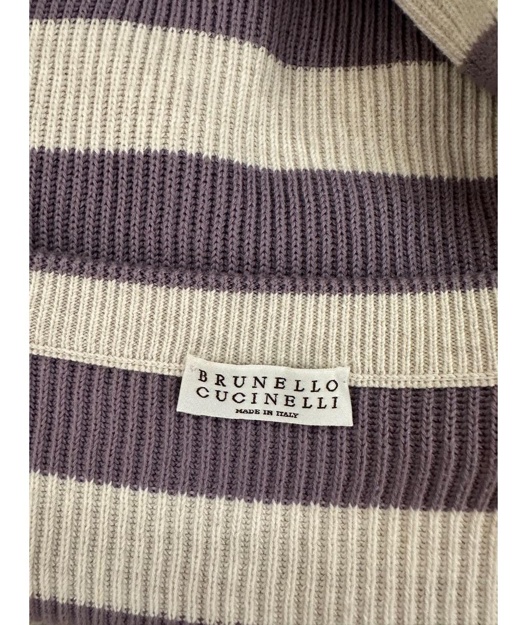 BRUNELLO CUCINELLI Мульти хлопковый джемпер / свитер, фото 3