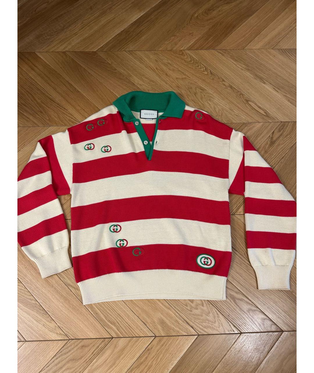 GUCCI Мульти хлопковый джемпер / свитер, фото 5